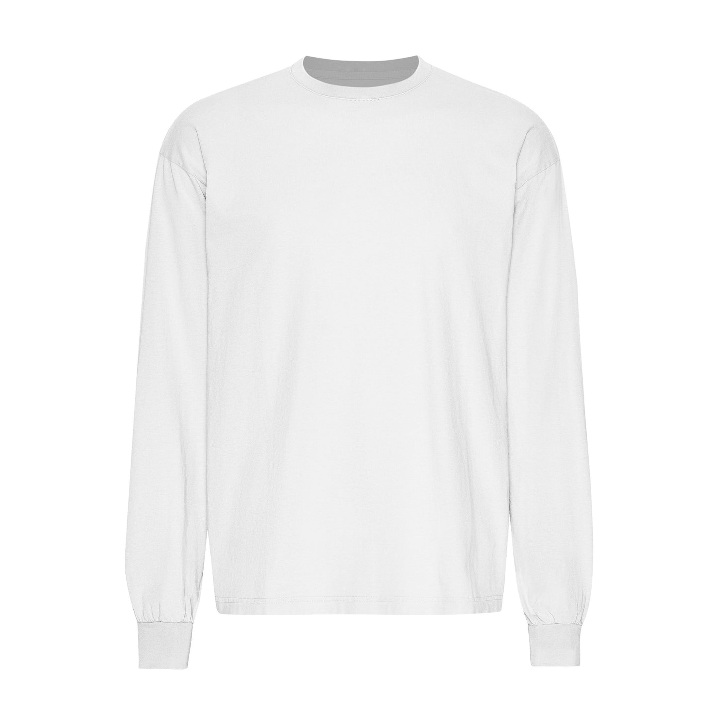 T-shirt oversize en coton bio | blanc "oversized organic ls t-shirt optical white"