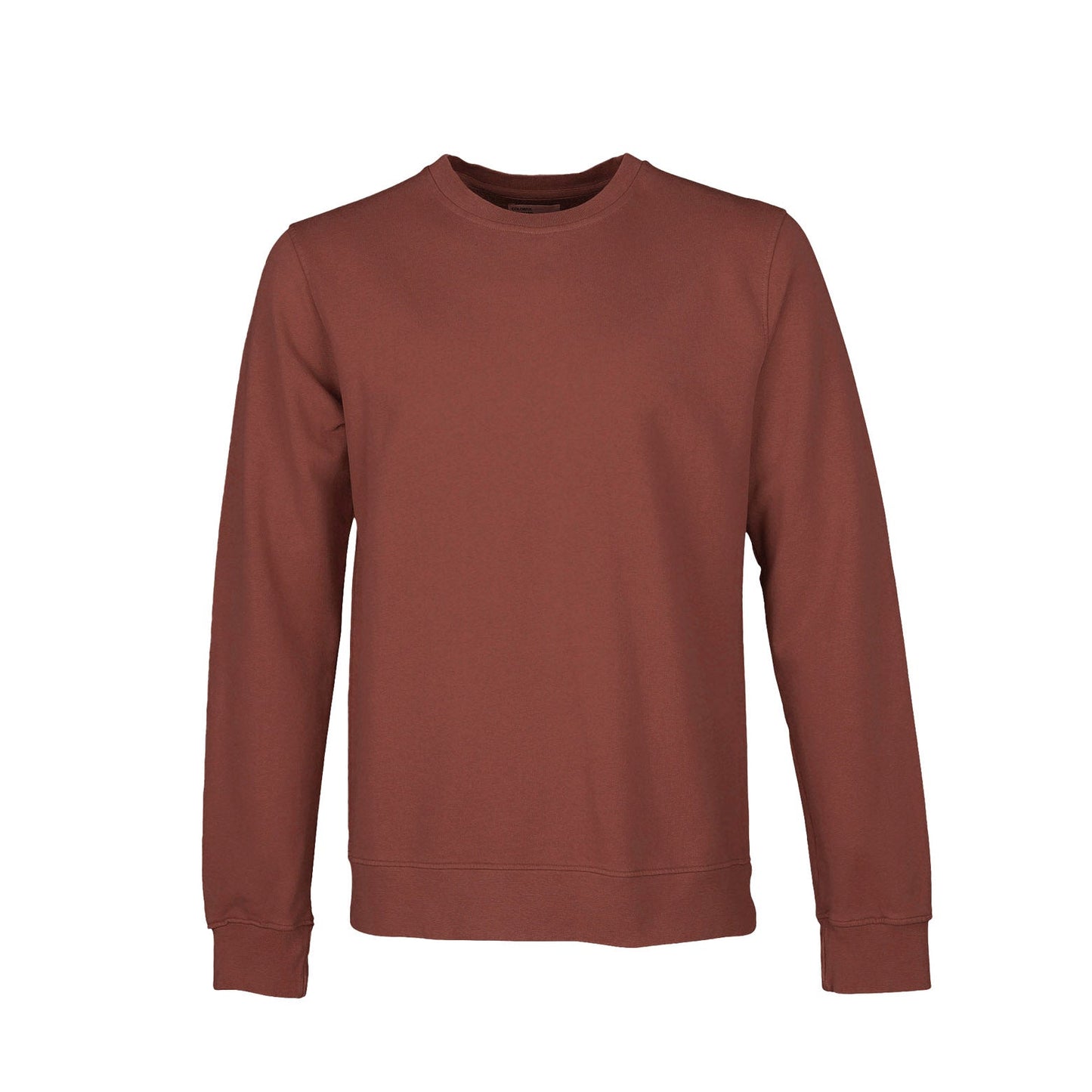 Sweat en coton bio | marron "cinnamon brown"