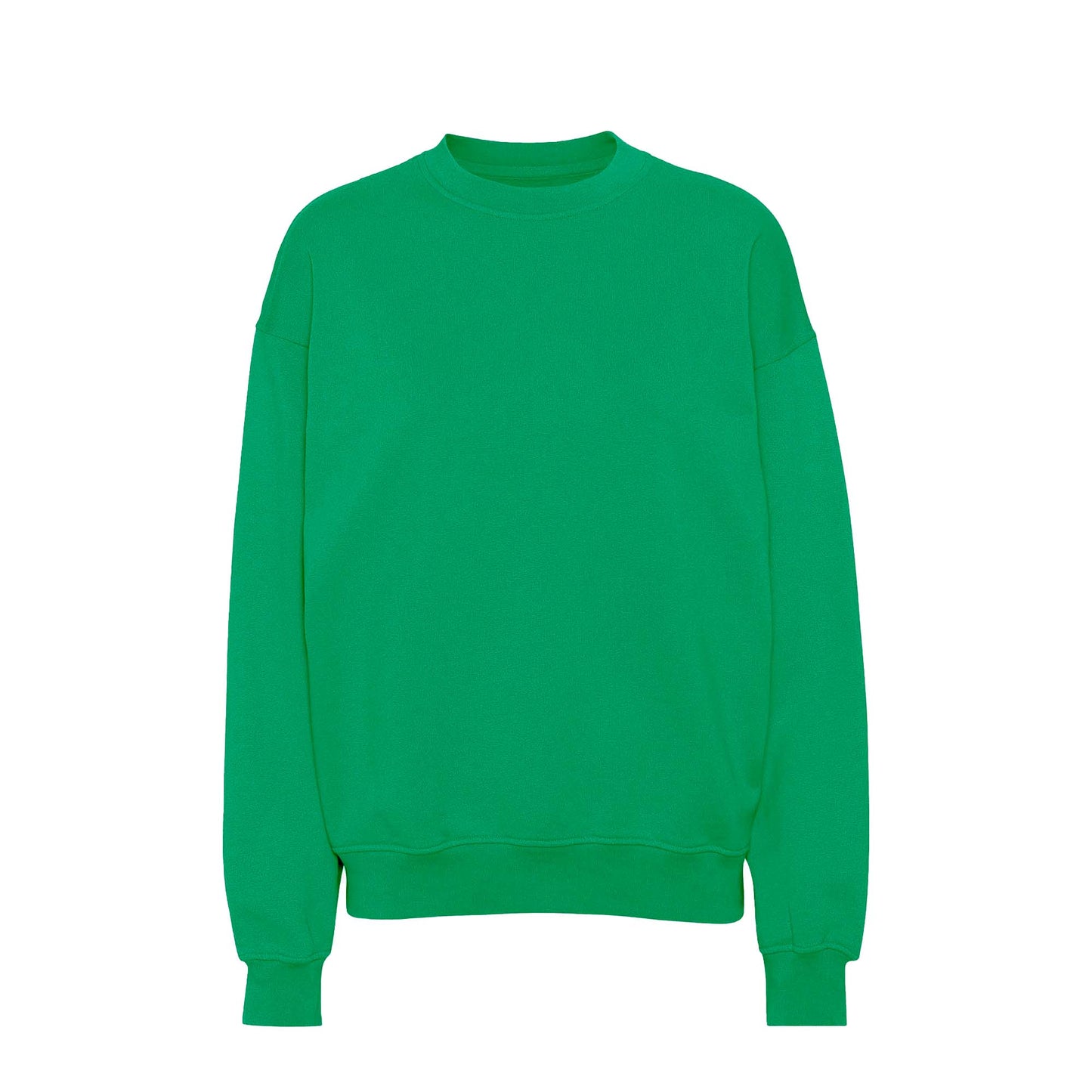 Sweat mixte oversize en coton bio | vert trèfle "kelly green"