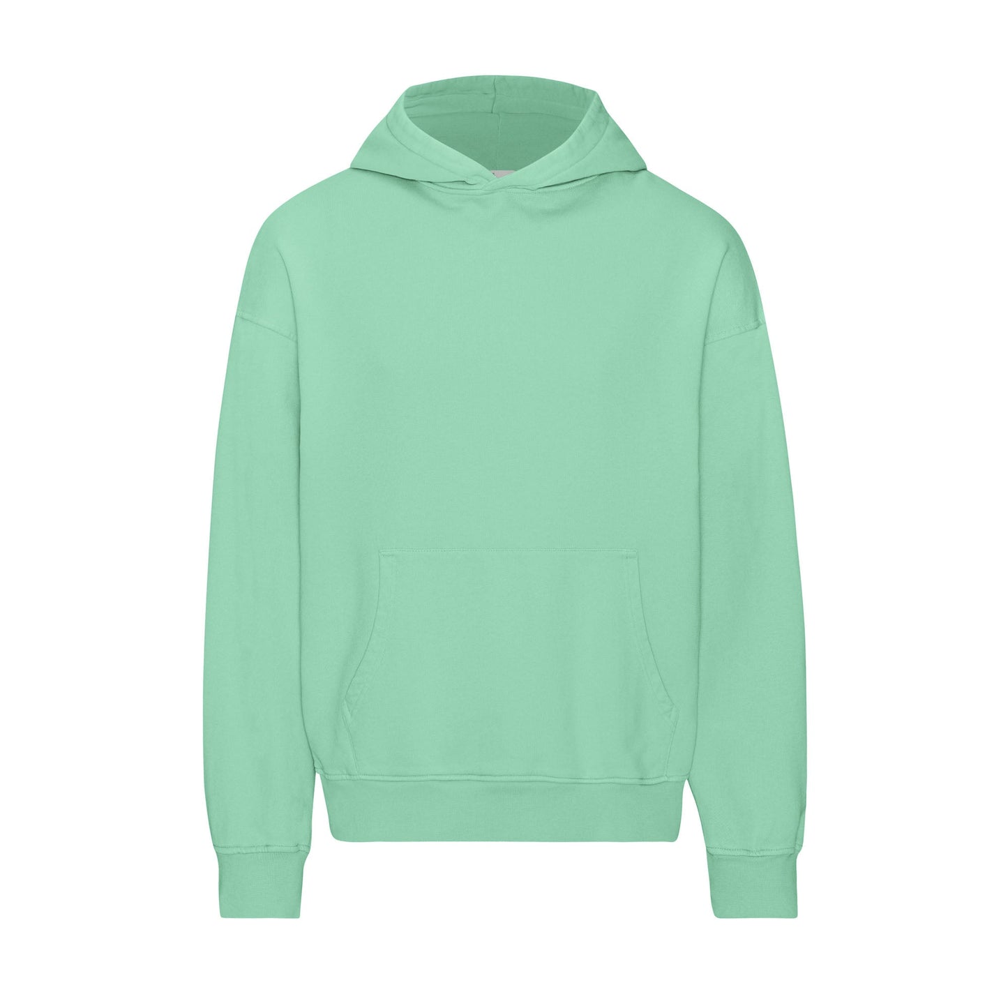 Sweat à capuche oversize en coton bio | vert clair "seafoam green"