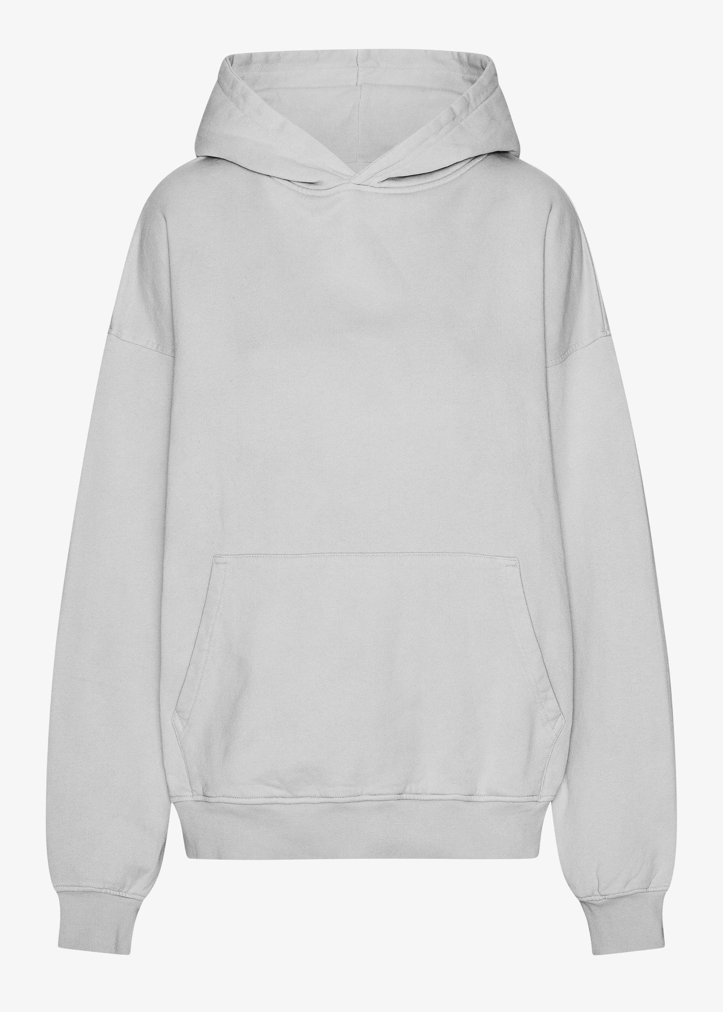 Sweat à capuche oversize en coton bio | Gris "Faded Grey"