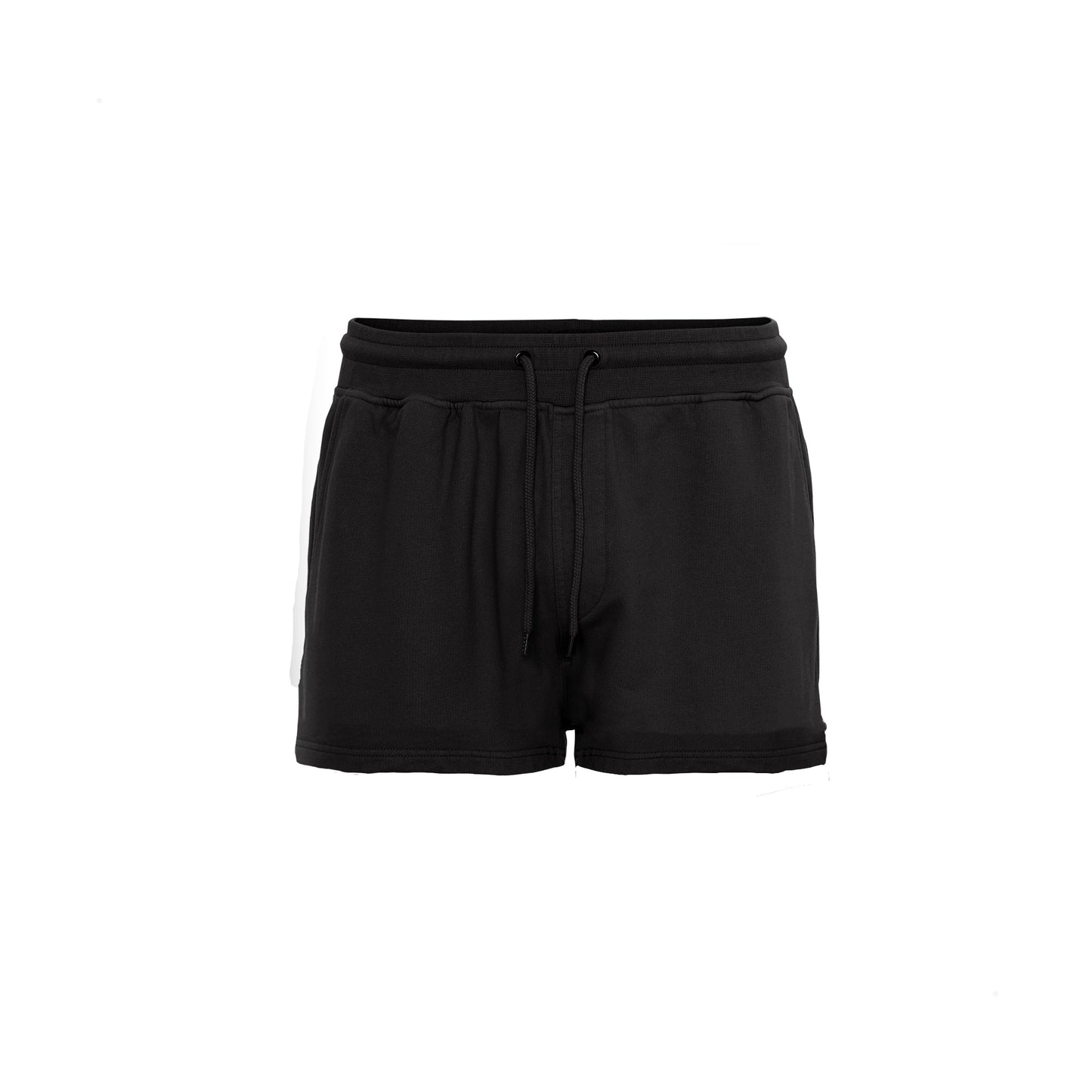 Short de sport noir en coton bio - Deep black