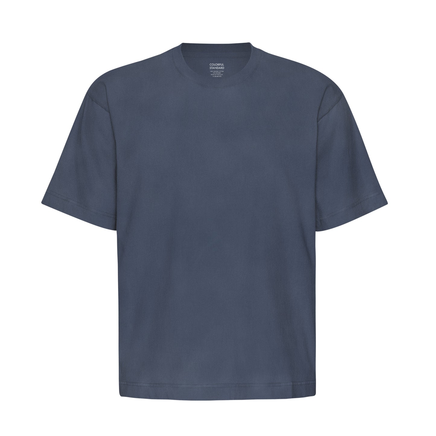 T-shirt oversize en coton bio | bleu "oversized organic t-shirt neptune blue"