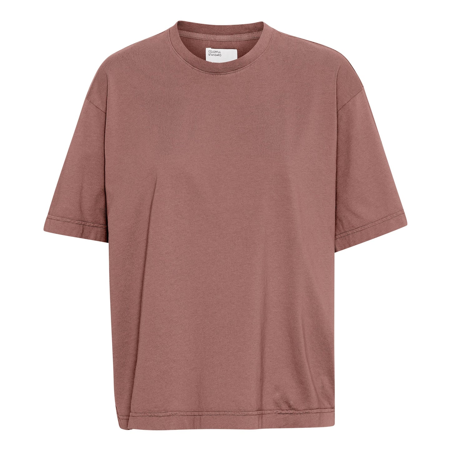 T-shirt oversize en coton bio | rose "women oversized t-shirt rosewood mist"