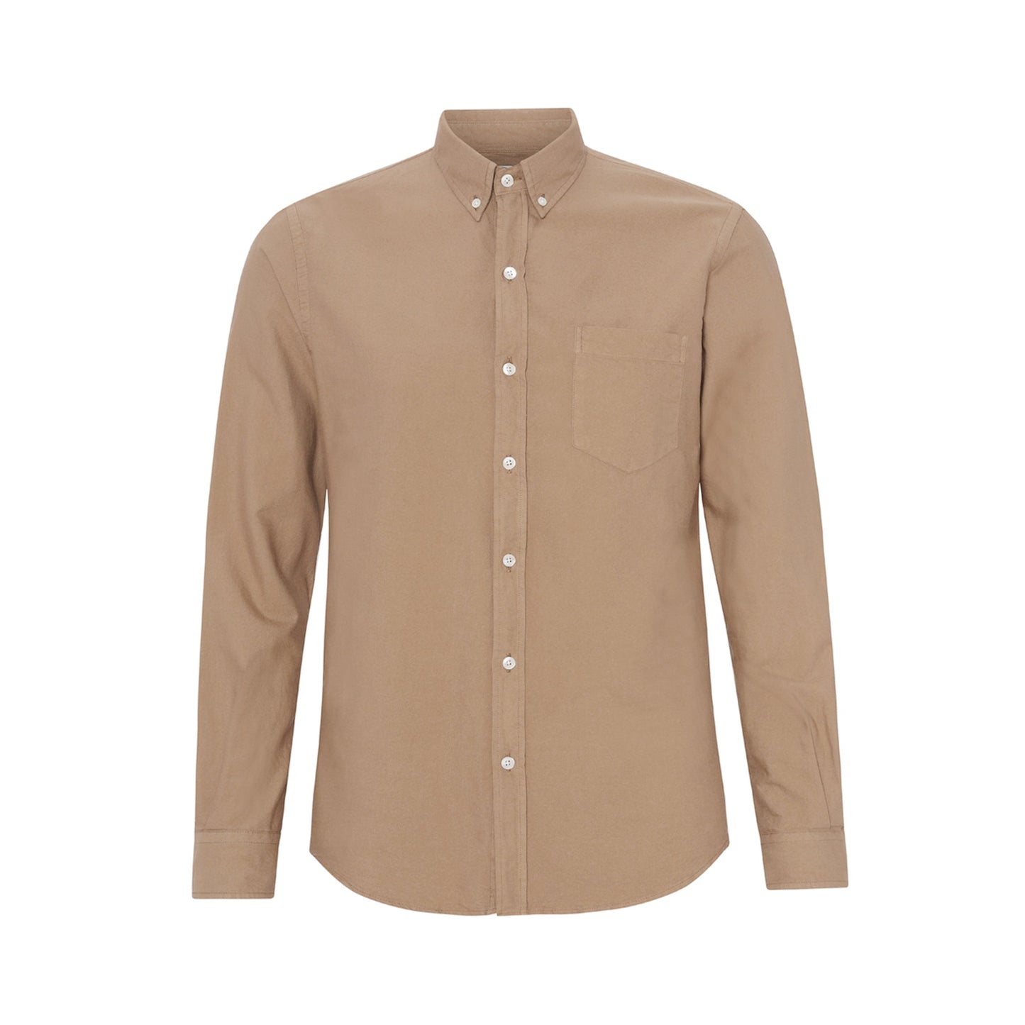 Chemise en coton bio | beige "desert khaki"
