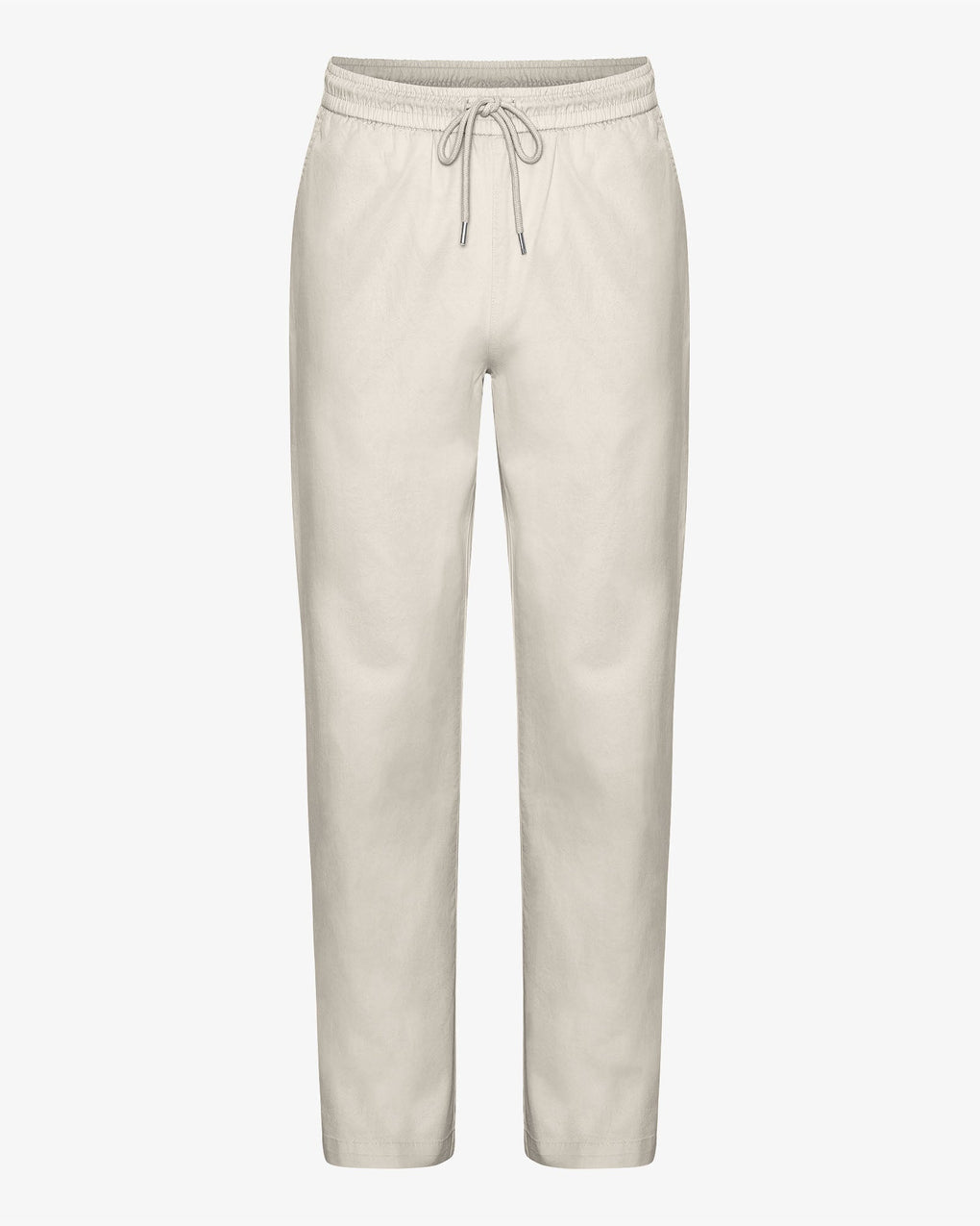 Pantalon droit en coton bio | écru "ivory white"