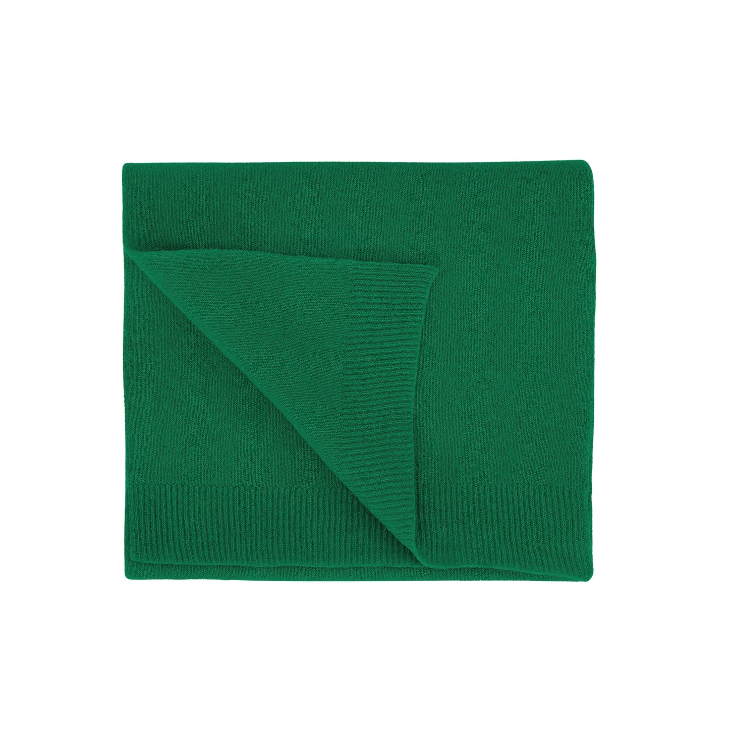 Écharpe en laine mérinos recyclée | vert "merino wool scarf - kelly green"