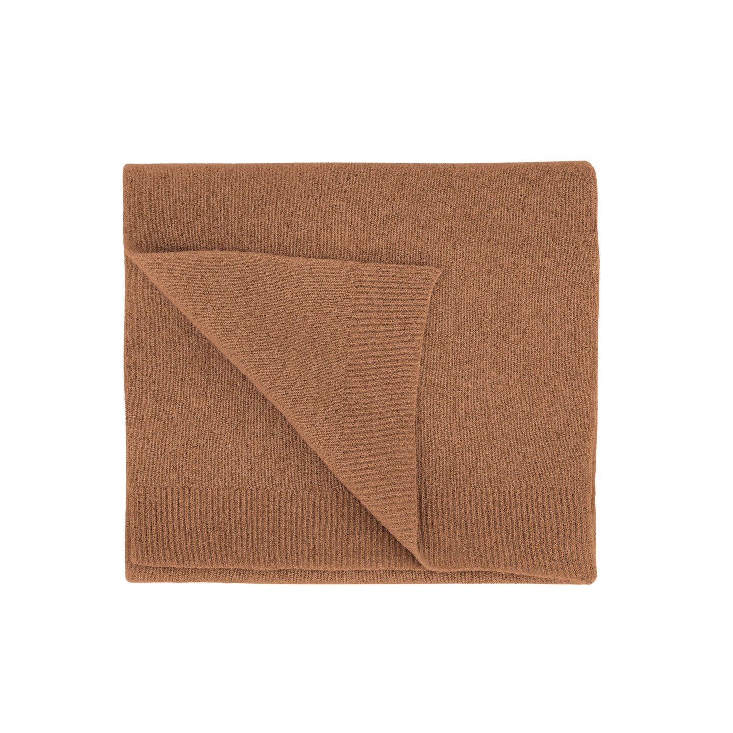 Écharpe en laine mérinos recyclée | Camel "sahara camel"