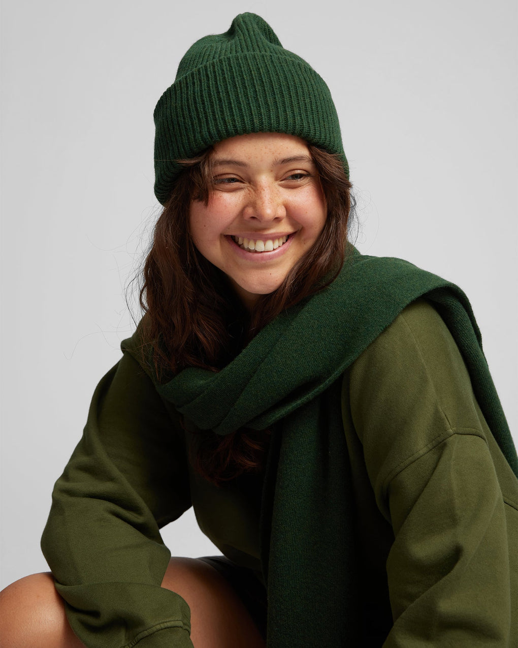 Écharpe en laine mérinos recyclée | lavande "merino wool scarf soft lavender"