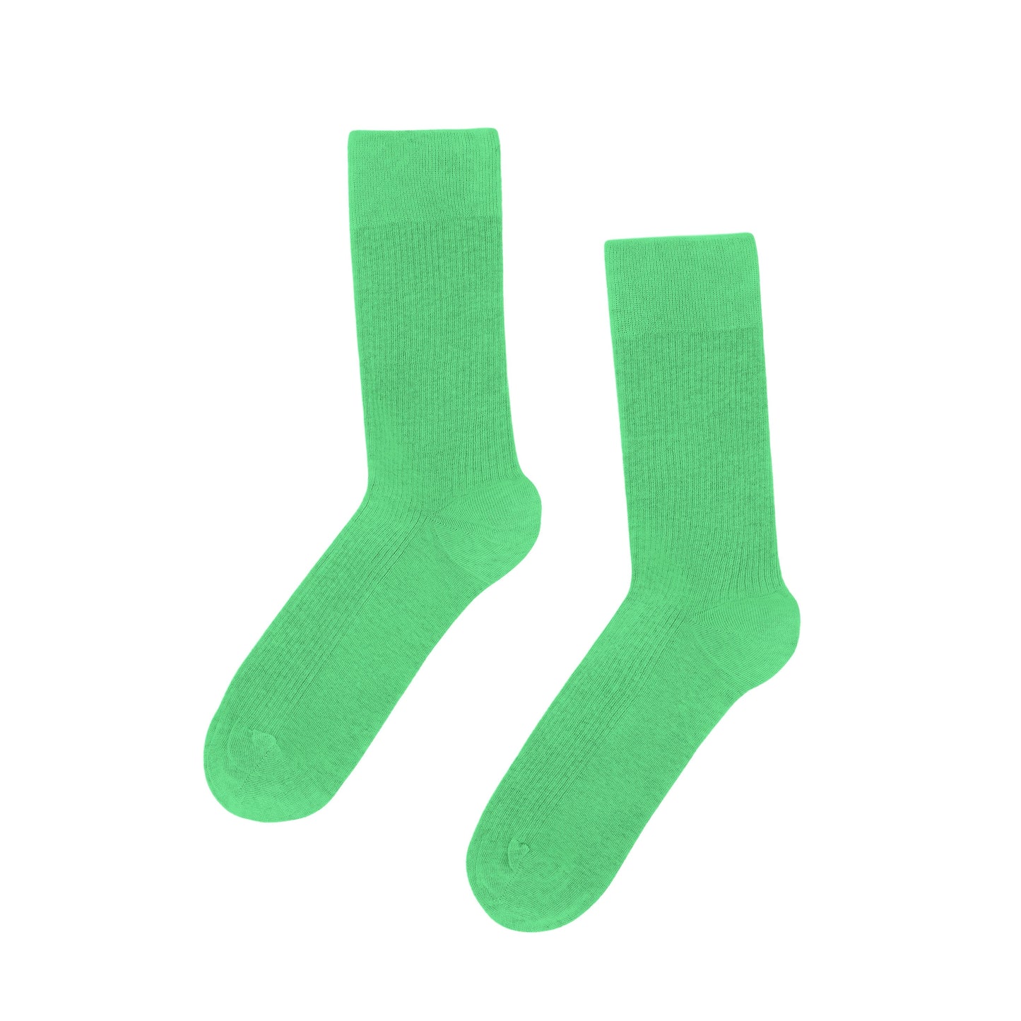Chaussettes en coton bio | vert "women classic organic sock spring green"