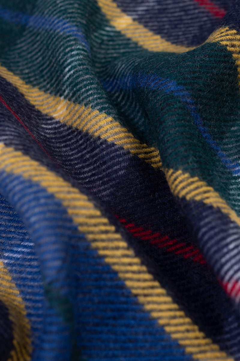 Écharpe en laine mérinos bio | Carreaux "merino wool scarf checked"