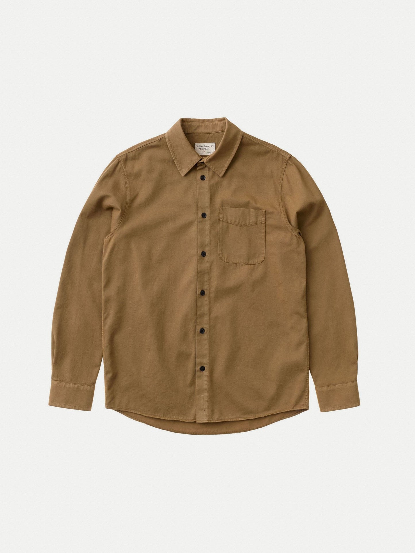 Chemise camel en coton bio - Chet