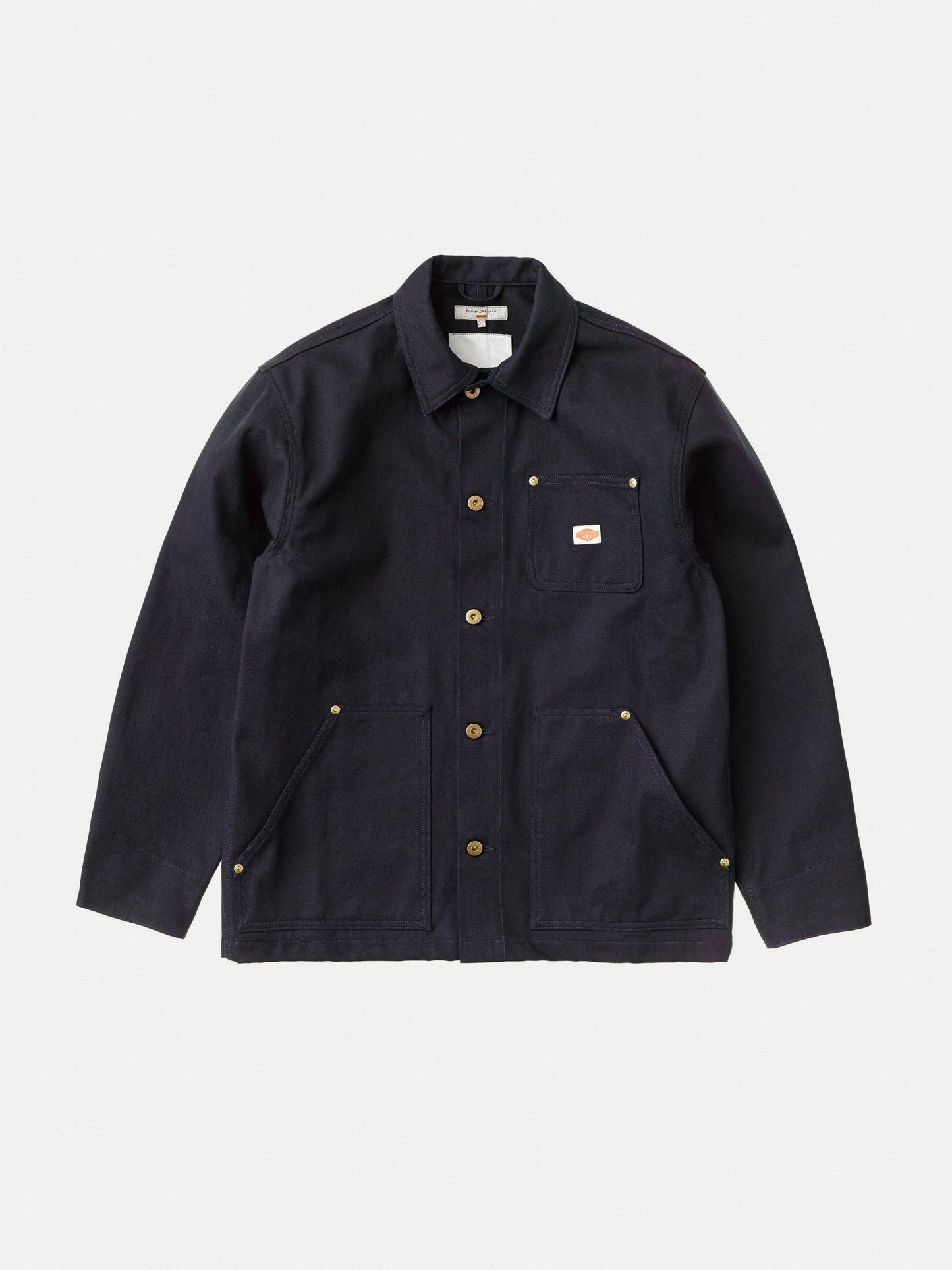 Veste jean en coton recyclé - chore jacket rebirth - navy