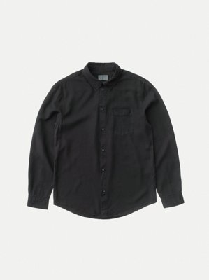 Chemise noire en twill - Chuck Smooth