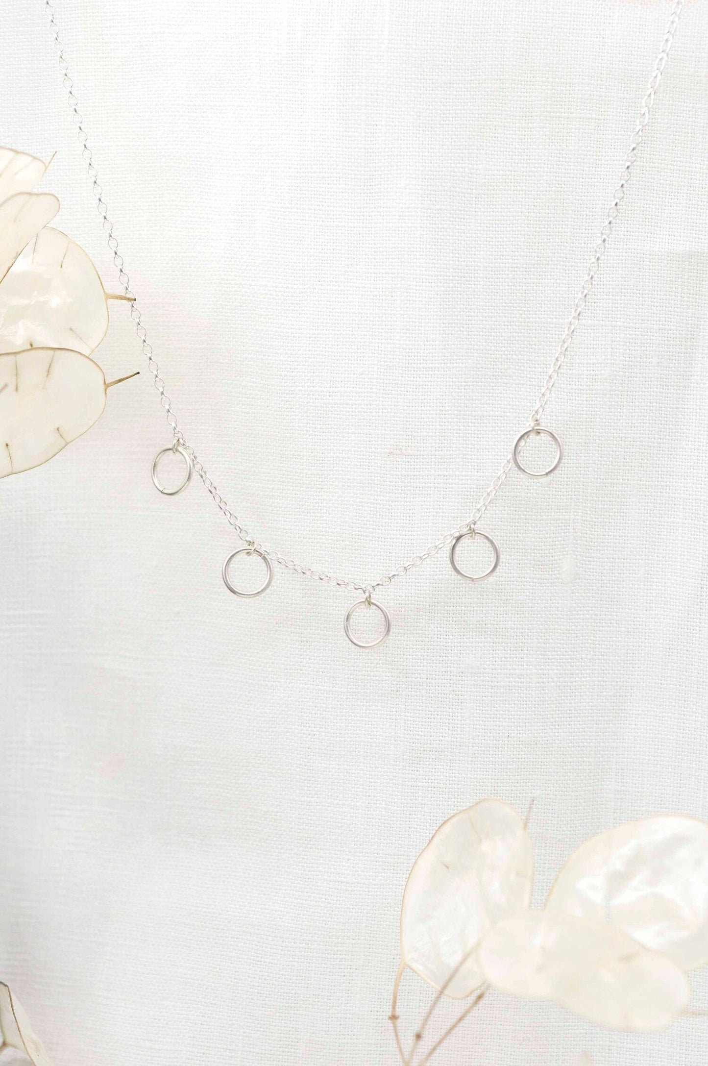 Collier en argent recyclé - Circle choker