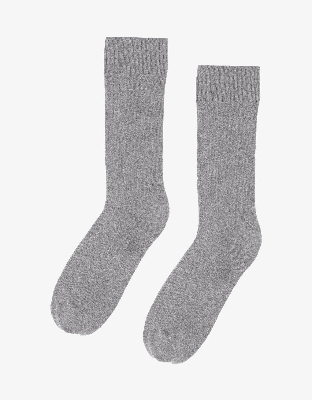 Chaussettes hautes en coton bio | gris "Heather Grey"
