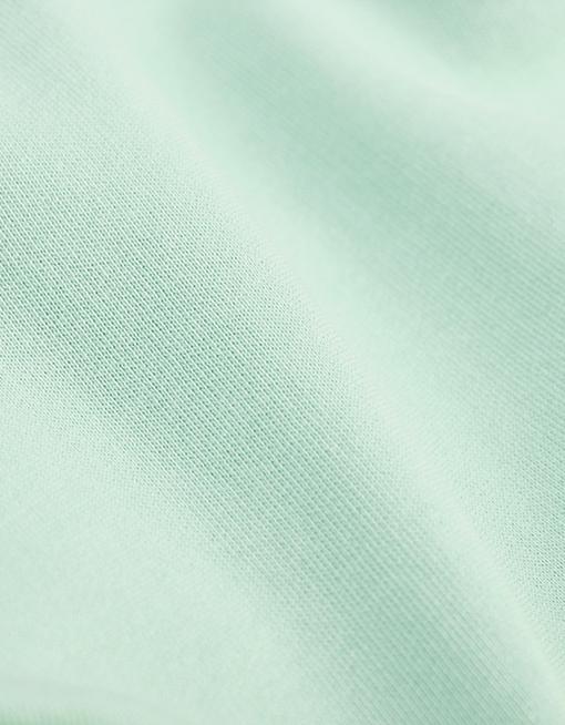 Short de sport vert d'eau en coton bio - Light aqua