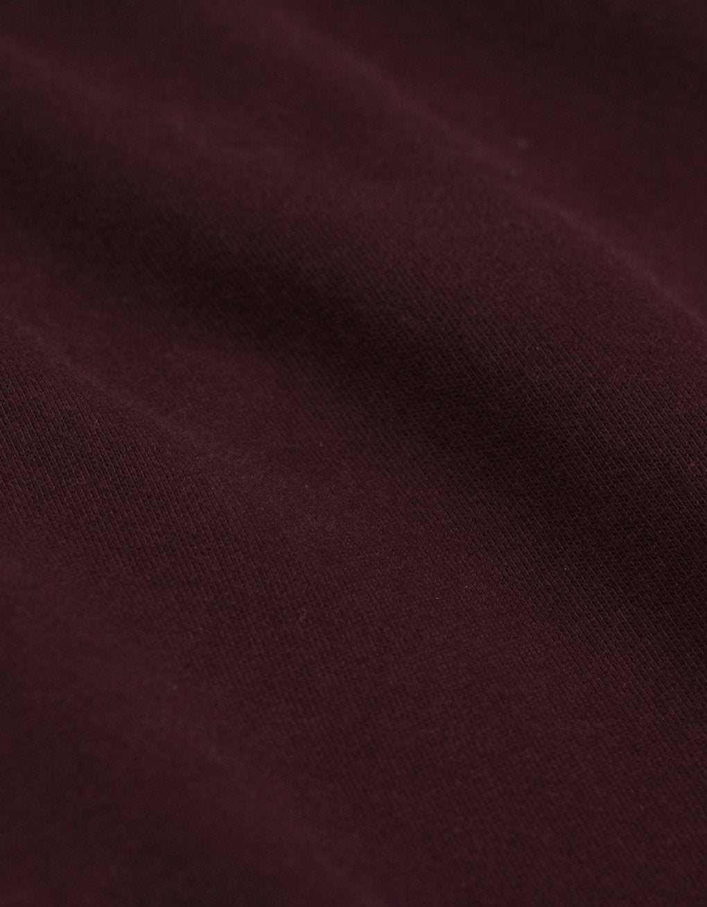 T-shirt manches courtes en coton bio - bordeaux "oxblood Red"