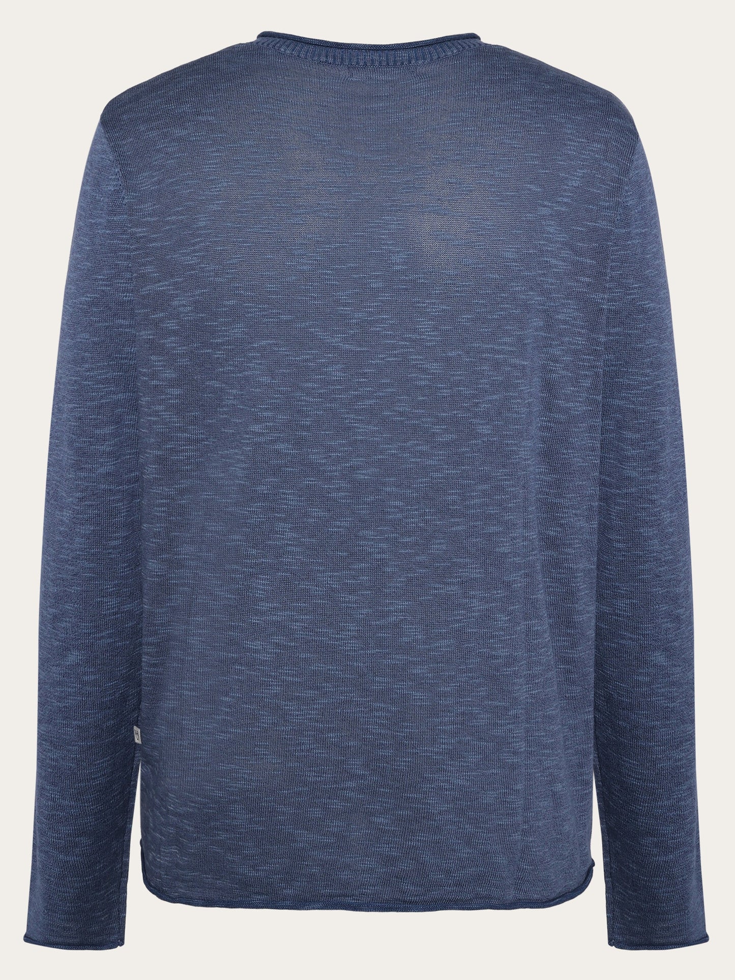 Pull en tencel® (procédé Lyocell) | bleu "Crew neck knit tencel - vintage indigo"