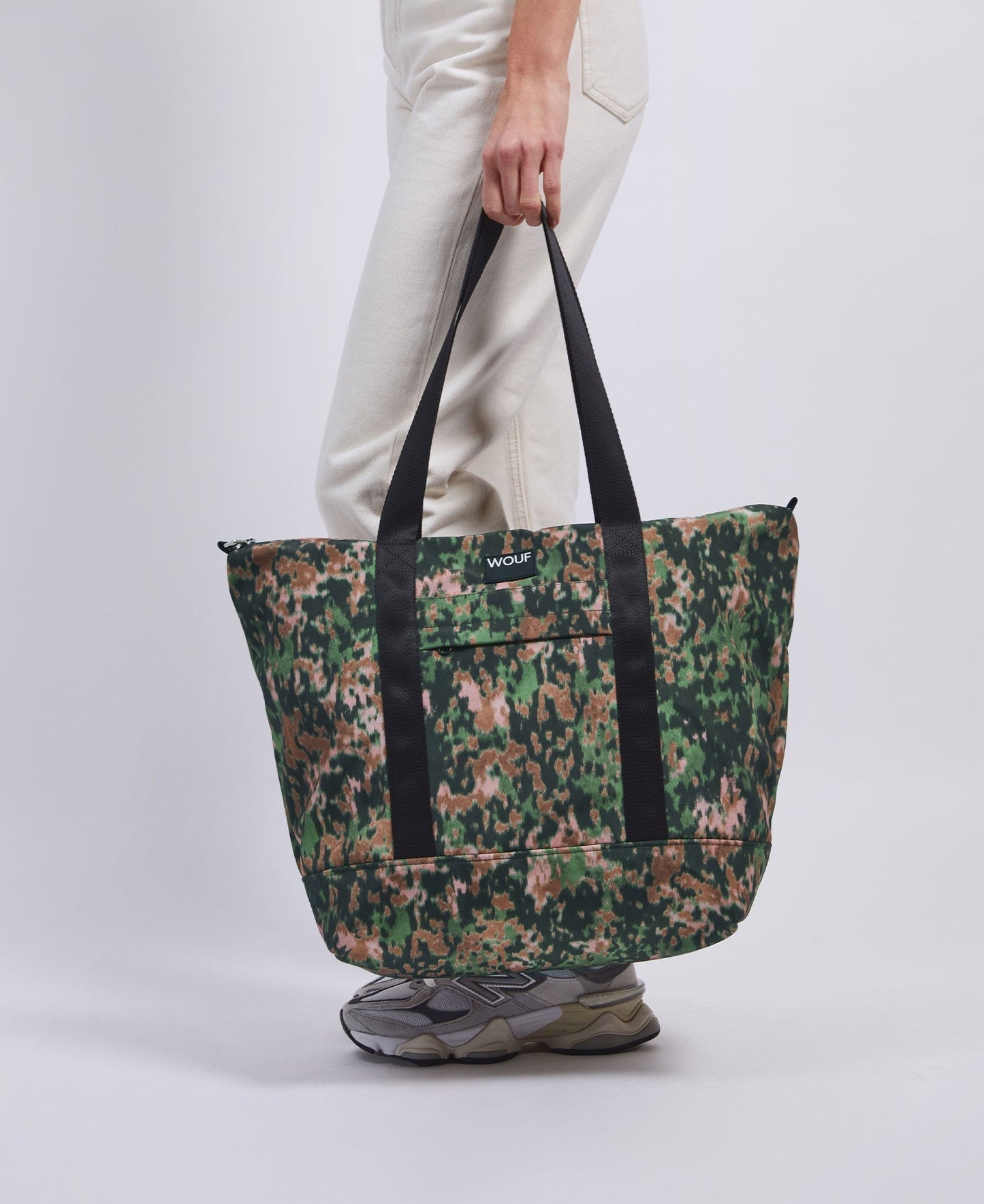 Sac cabas en matière recyclée déperlante | Multicolore "elsa tote bag motif elsa"