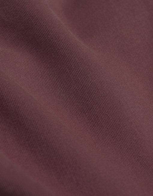 T-shirt manches courtes en coton bio | prune "dusty plum"