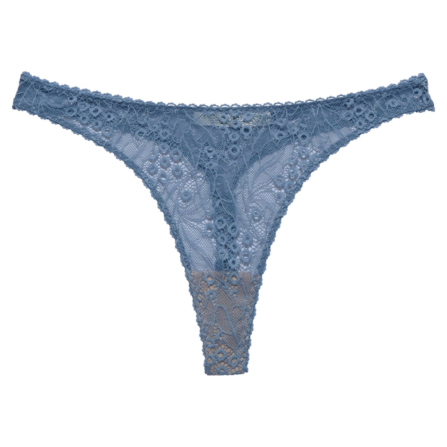 String bleu en matière recyclée - emma string blue