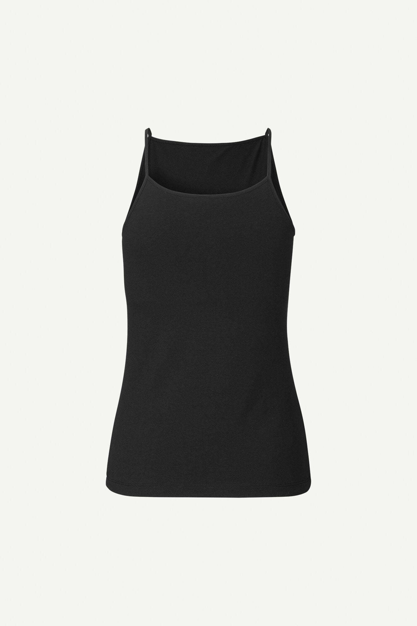 Débardeur noir en tencel et coton bio - stinna top black