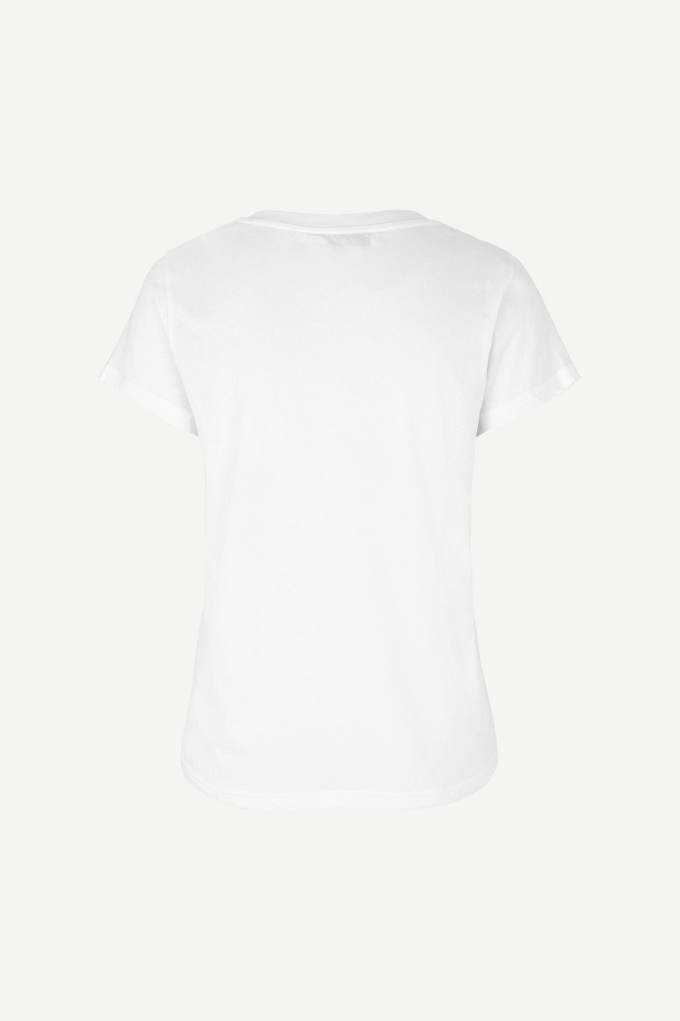 T-shirt manches courtes col v en coton bio | blanc "solly v-n t-shirt white"