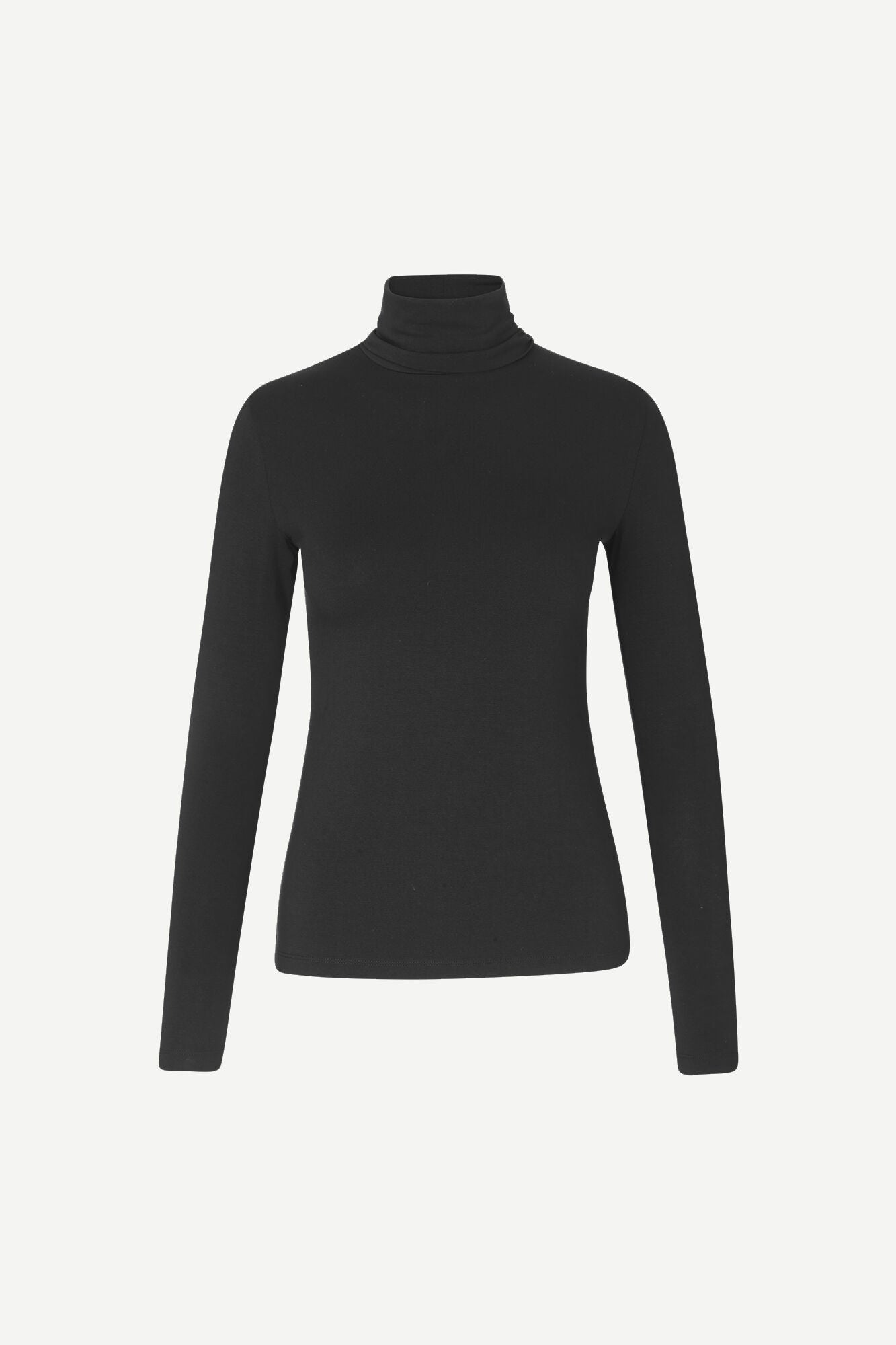Col roulé noir en coton bio et modal - ester t-n 265 black