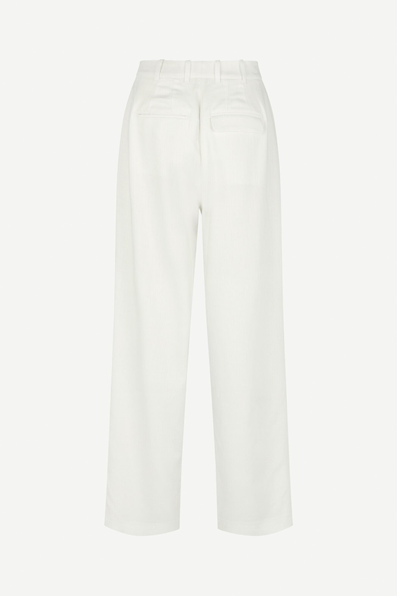 Pantalon ample en ecovero | Blanc "luzy trousers clear cream"