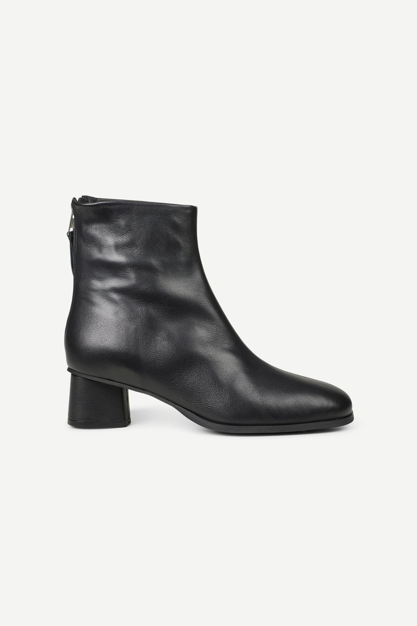 Bottines à talons en cuir certifié | Noir "emma boots low 14862"