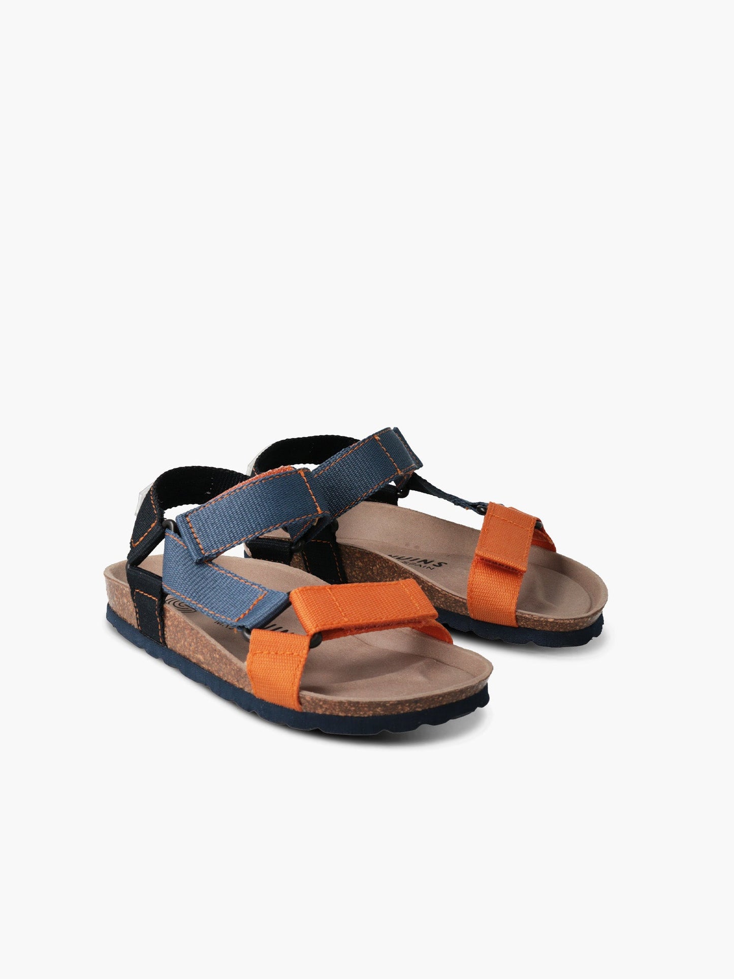 Sandales multicolores en recyclé - sakura trek blue orange
