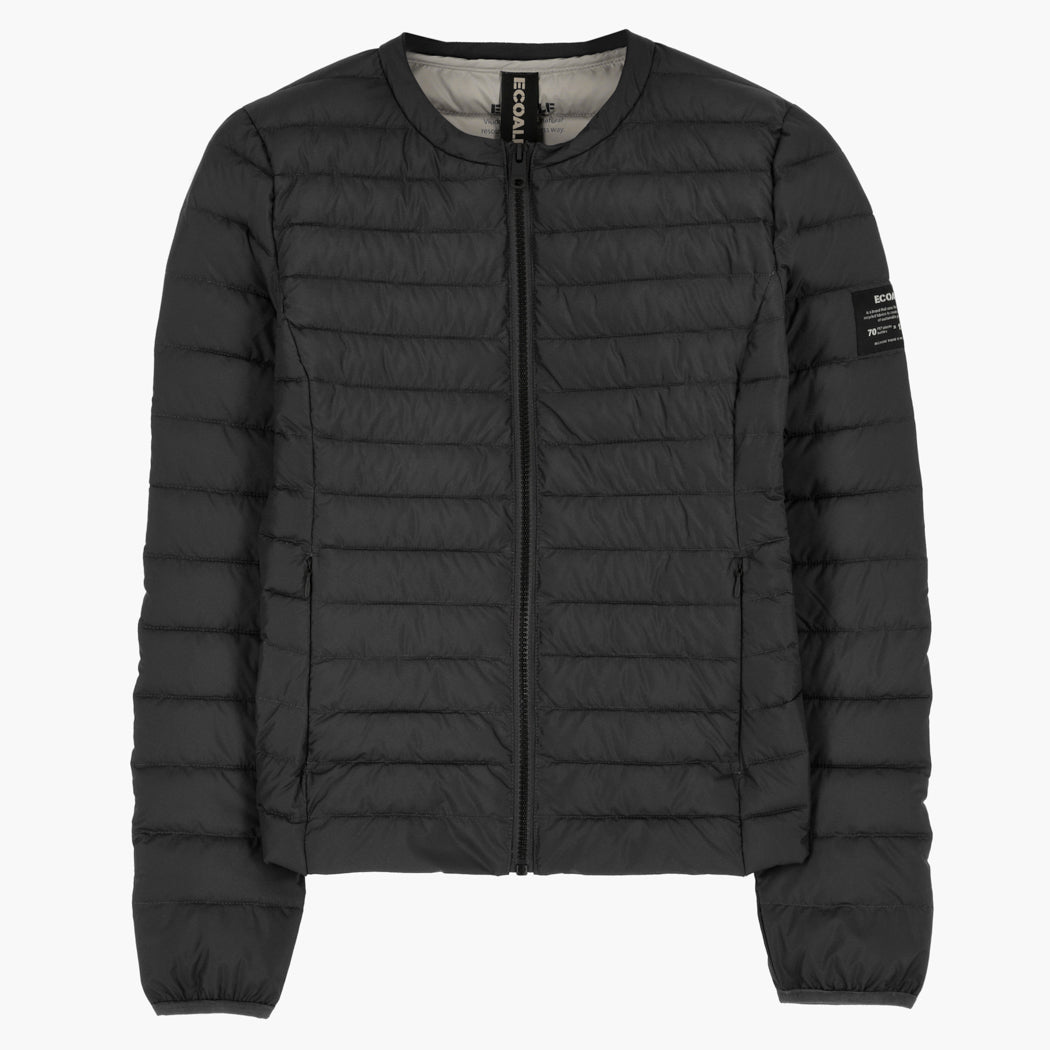 Doudoune noire matelassée recyclée - USUAHIA JACKET