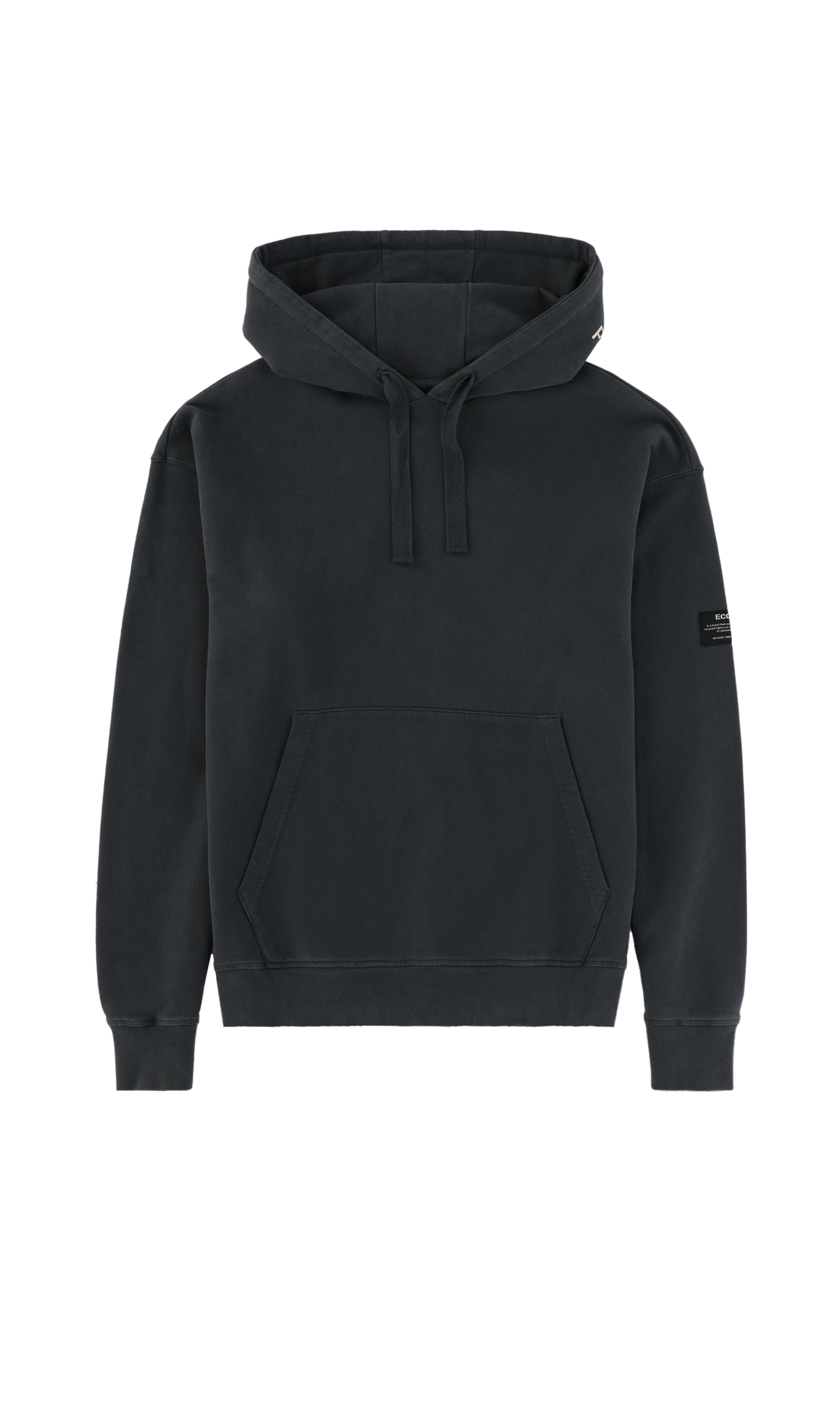 Sweat à capuche anthracite en coton bio - Lucc