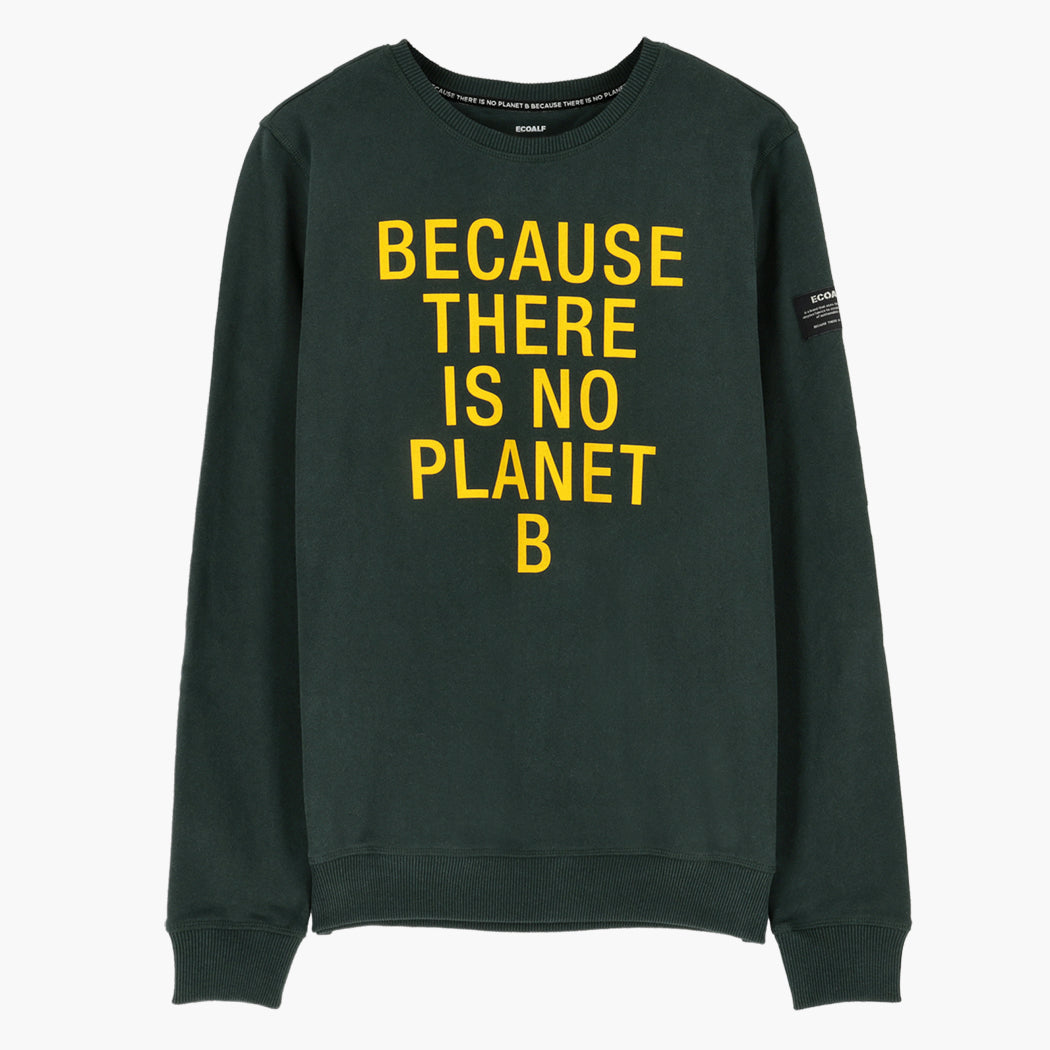 Sweat vert imprimé vert jaune - SAN DIEGO BECAUSE