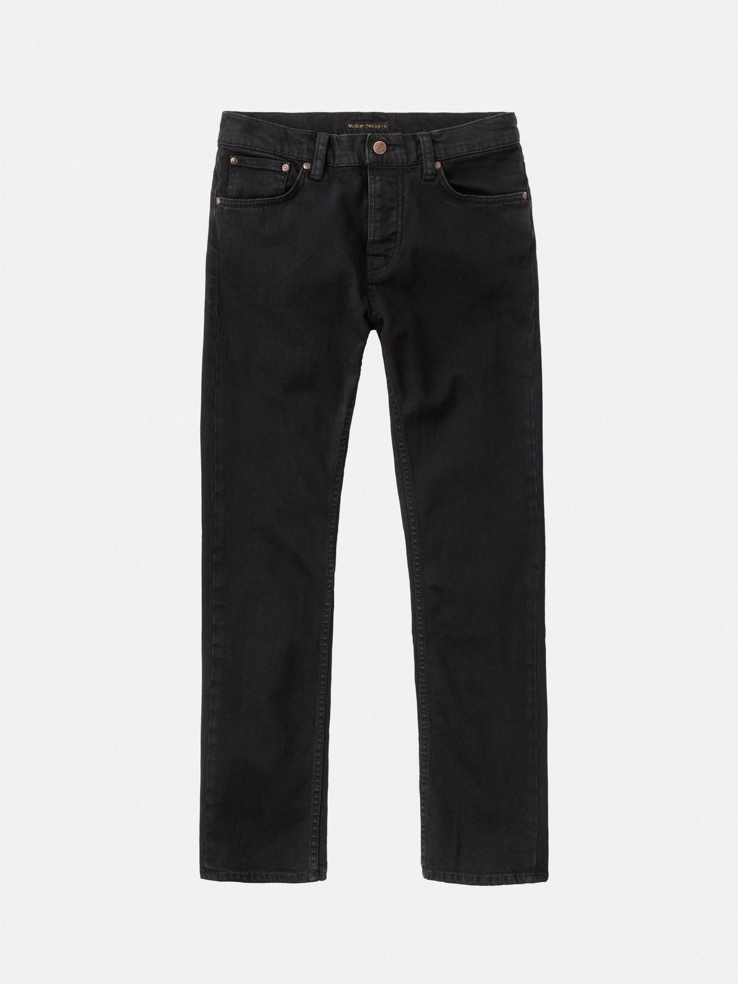 Jean slim noir en coton bio - Grim Tim Black Skies