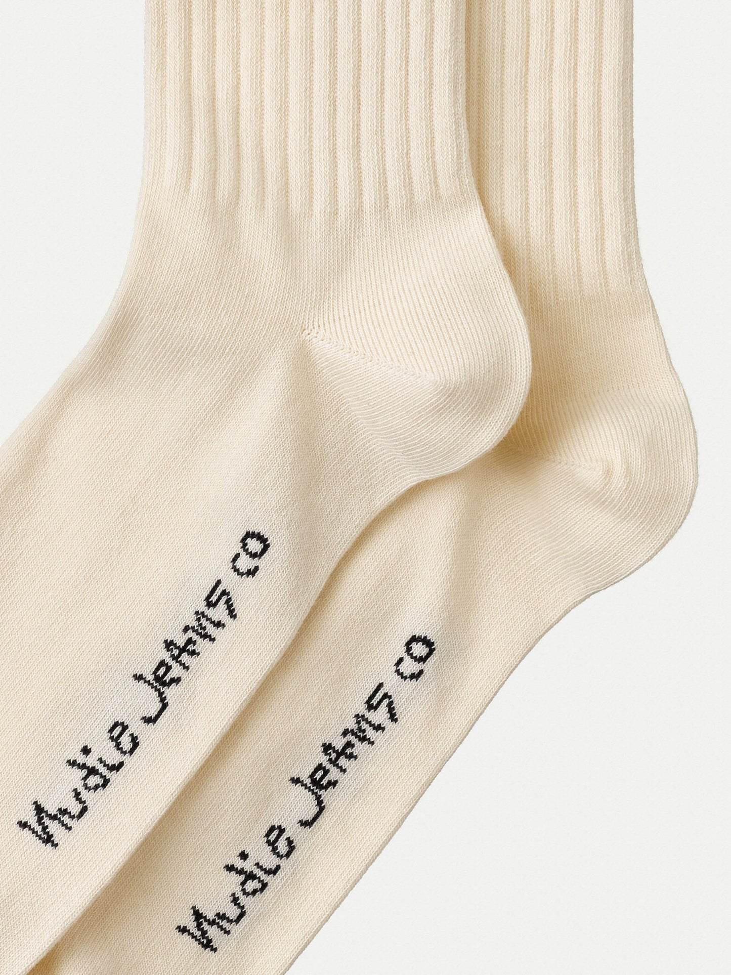 Gunnarsson socks offwhite en coton bio - offwhite