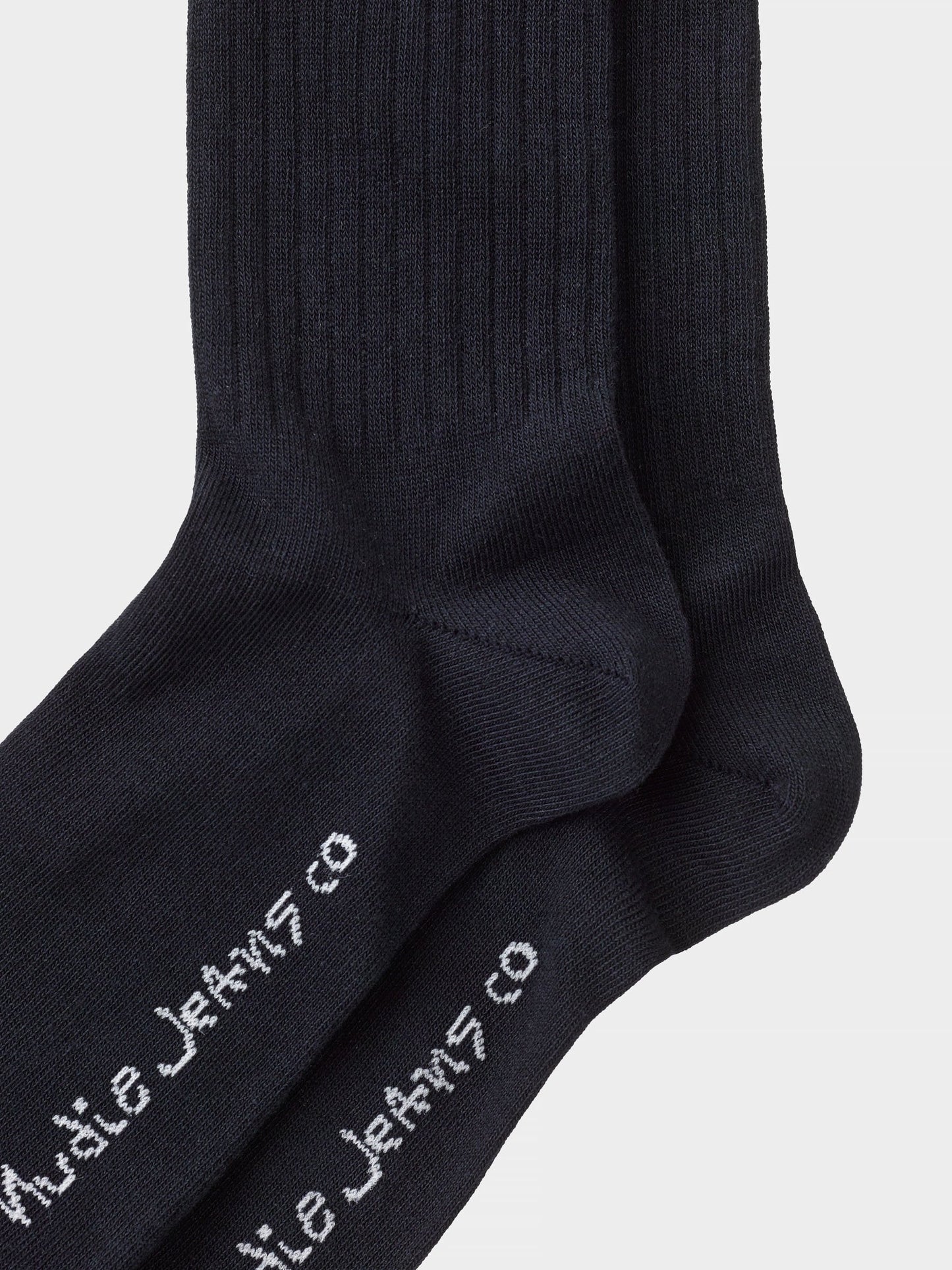 Chaussettes hautes marine en coton bio - gunnarsson navy