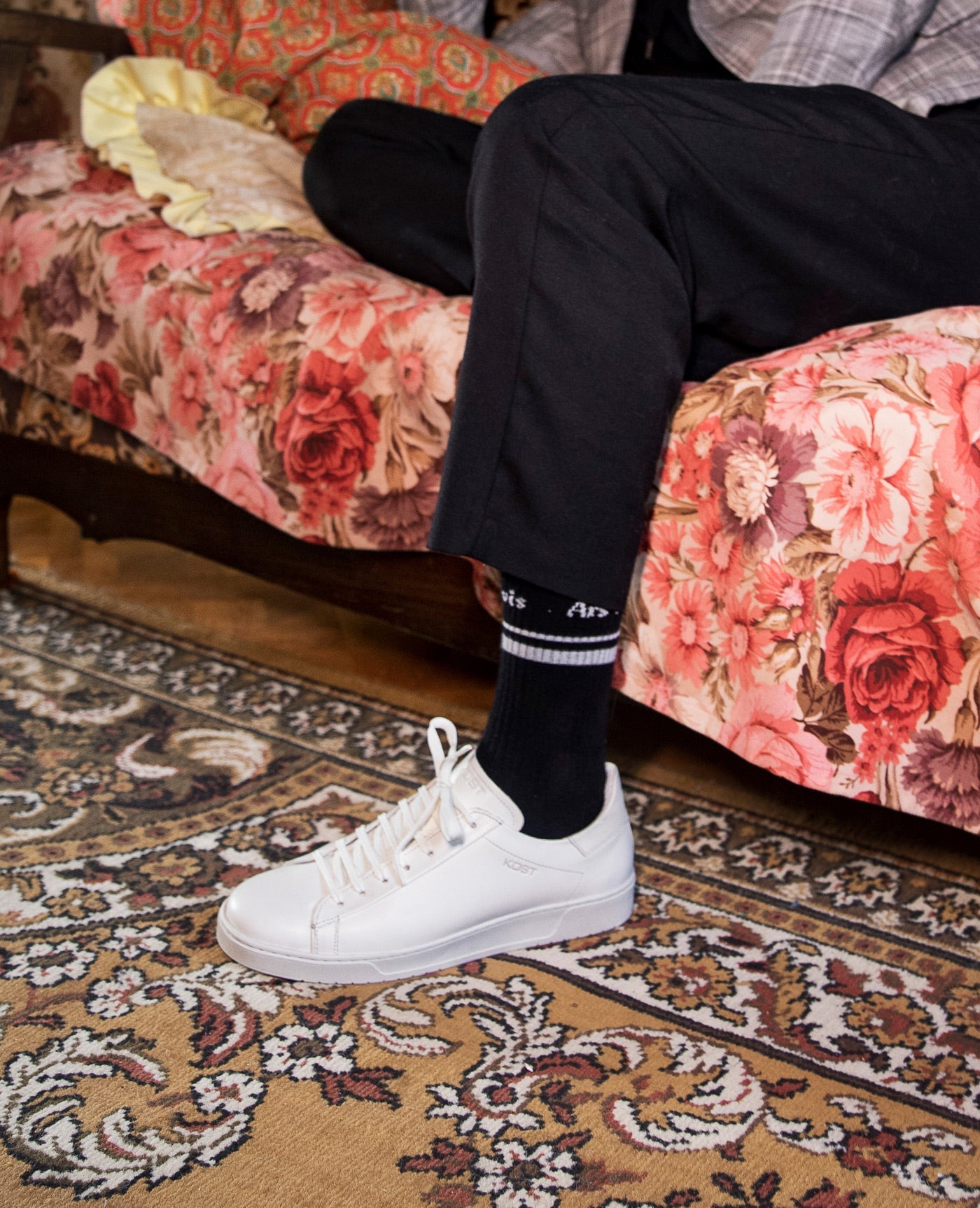Baskets en cuir tannage végétal | Blanc "homerun 2r vgt blanc"