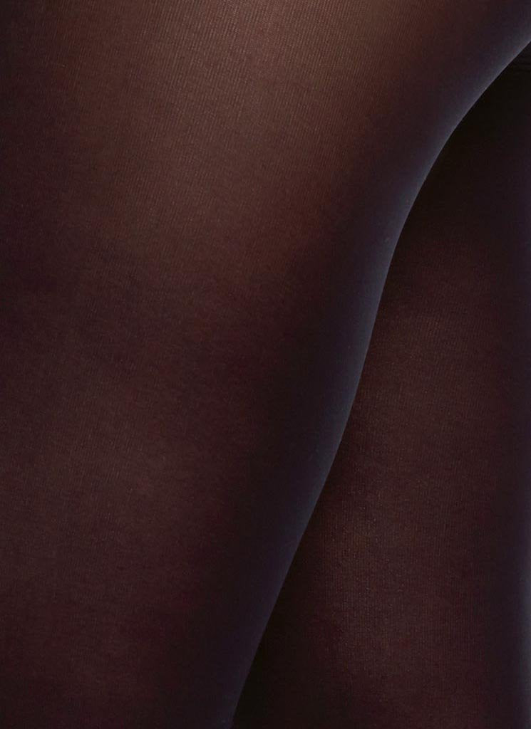 Collants 40 deniers sans coutures en recyclé | noir "hanna black"