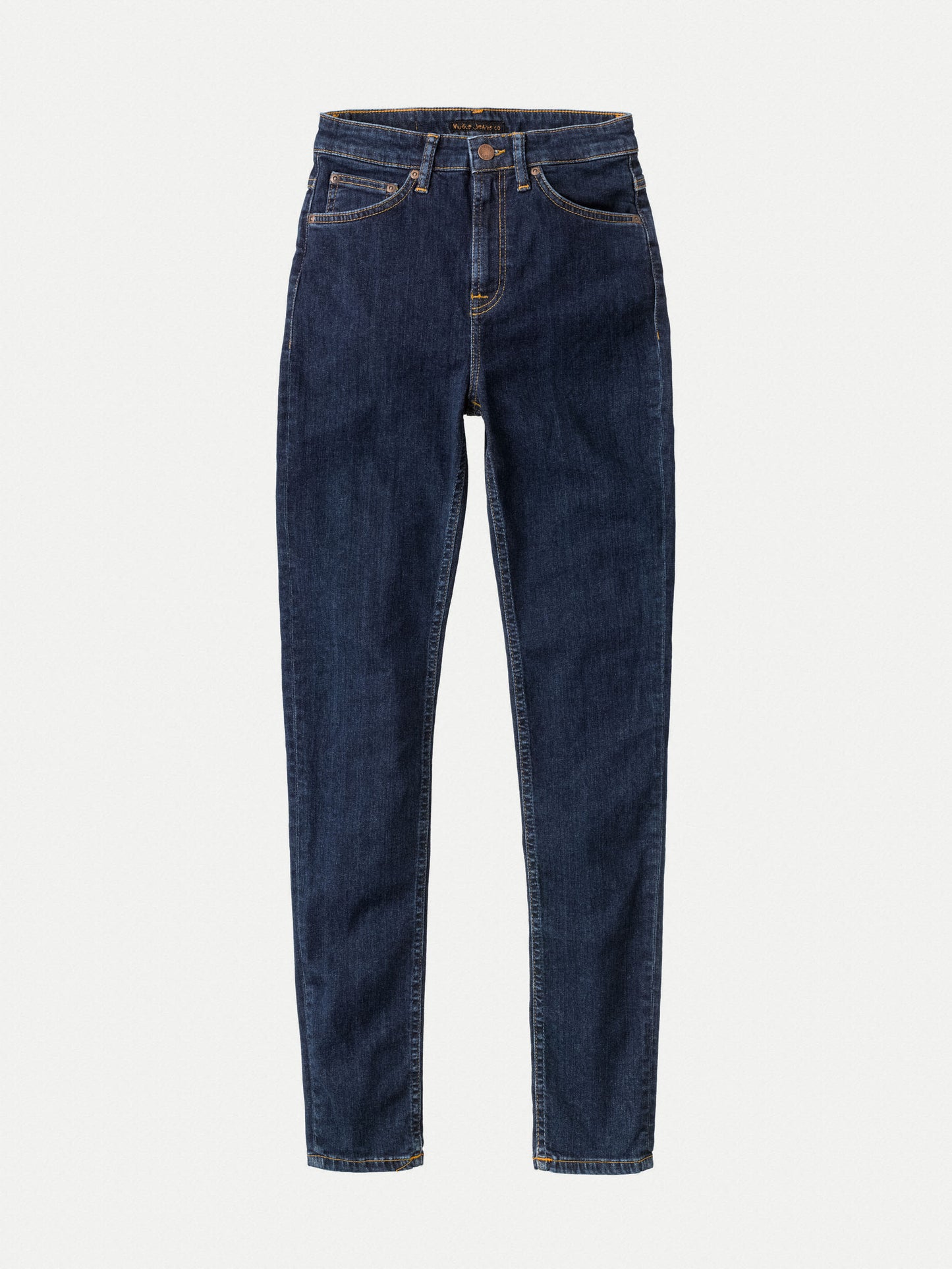 Jean skinny taille haute en coton bio | bleu foncé "Hightop Tilde Blue Fantasy"