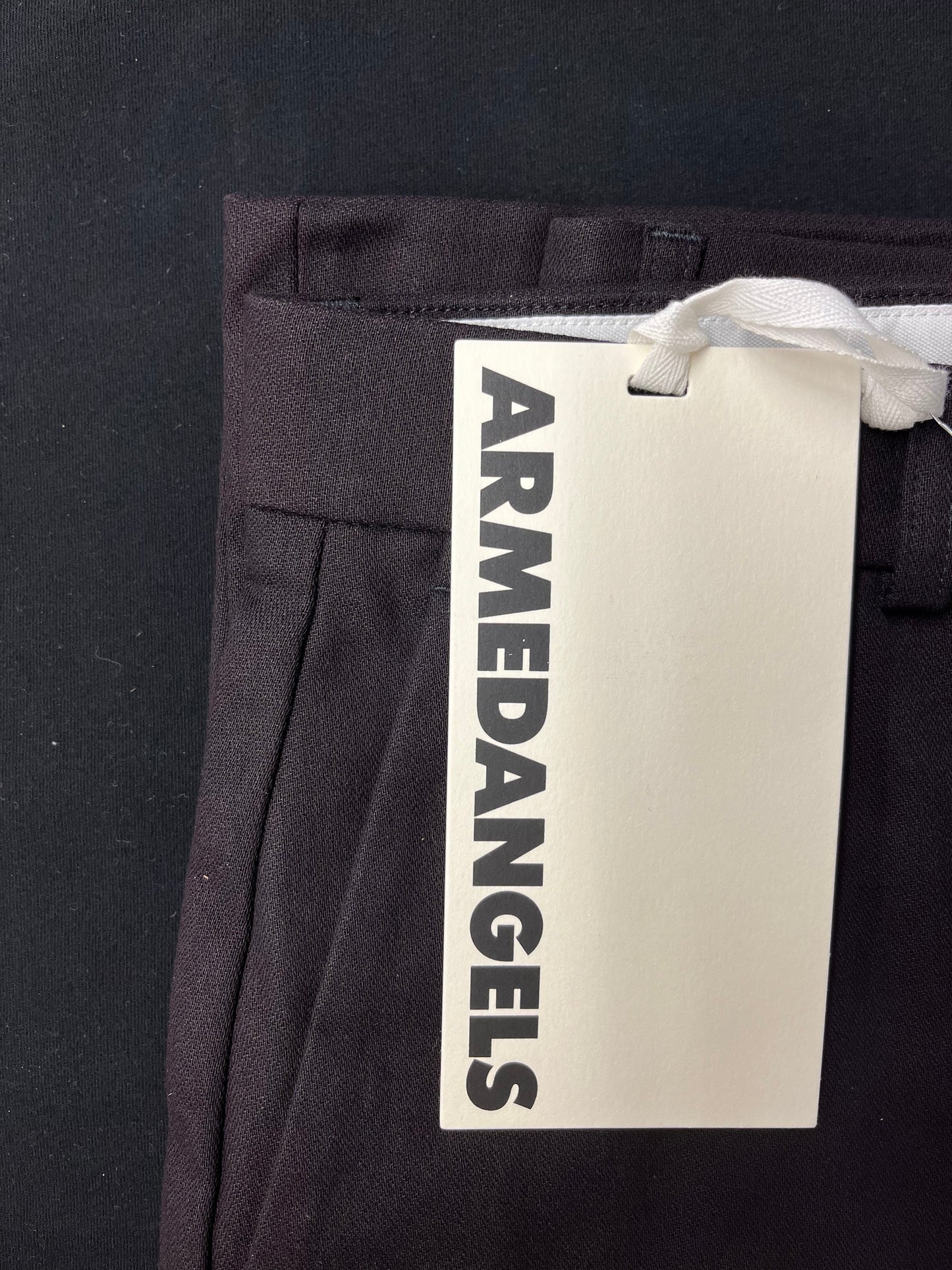 Pantalon de tailleur en coton bio | Marron foncé "jumaa cool ash"