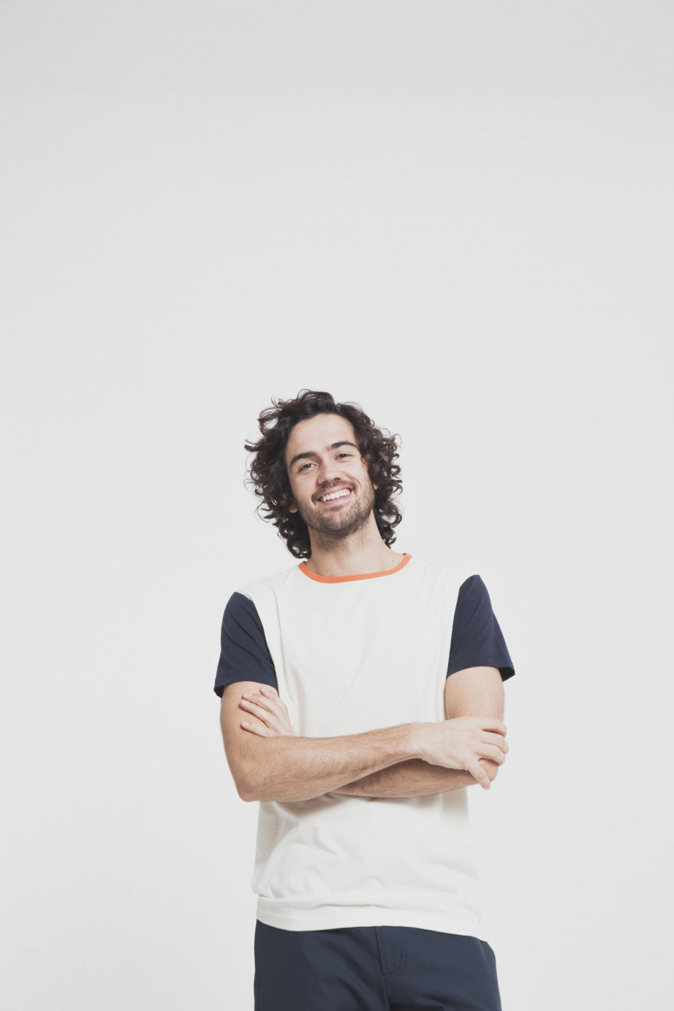 T-shirt tricolore en coton bio