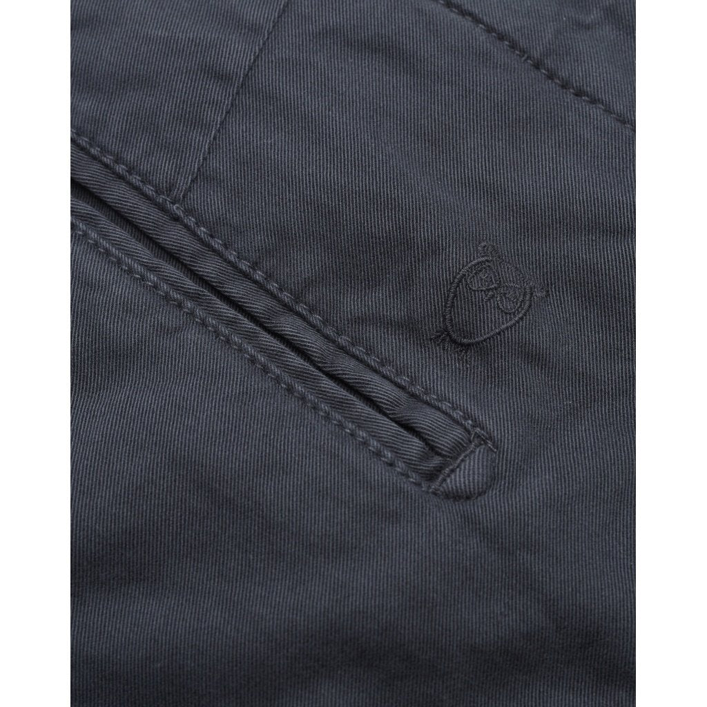 Chino slim bleu nuit en coton bio - Joe total eclipse