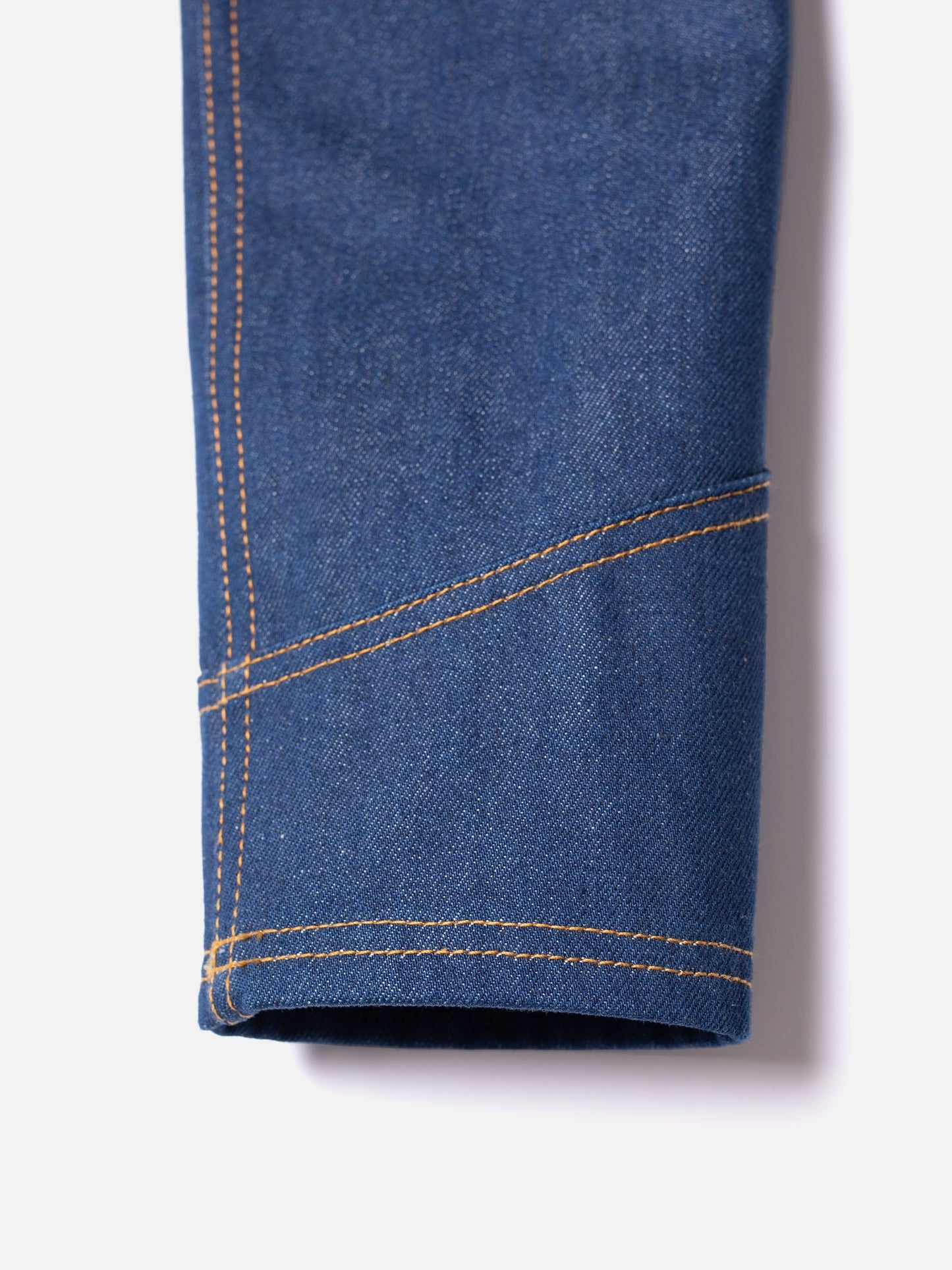 Veste en jean brut en coton bio - kelly western jacket 70's blue denim