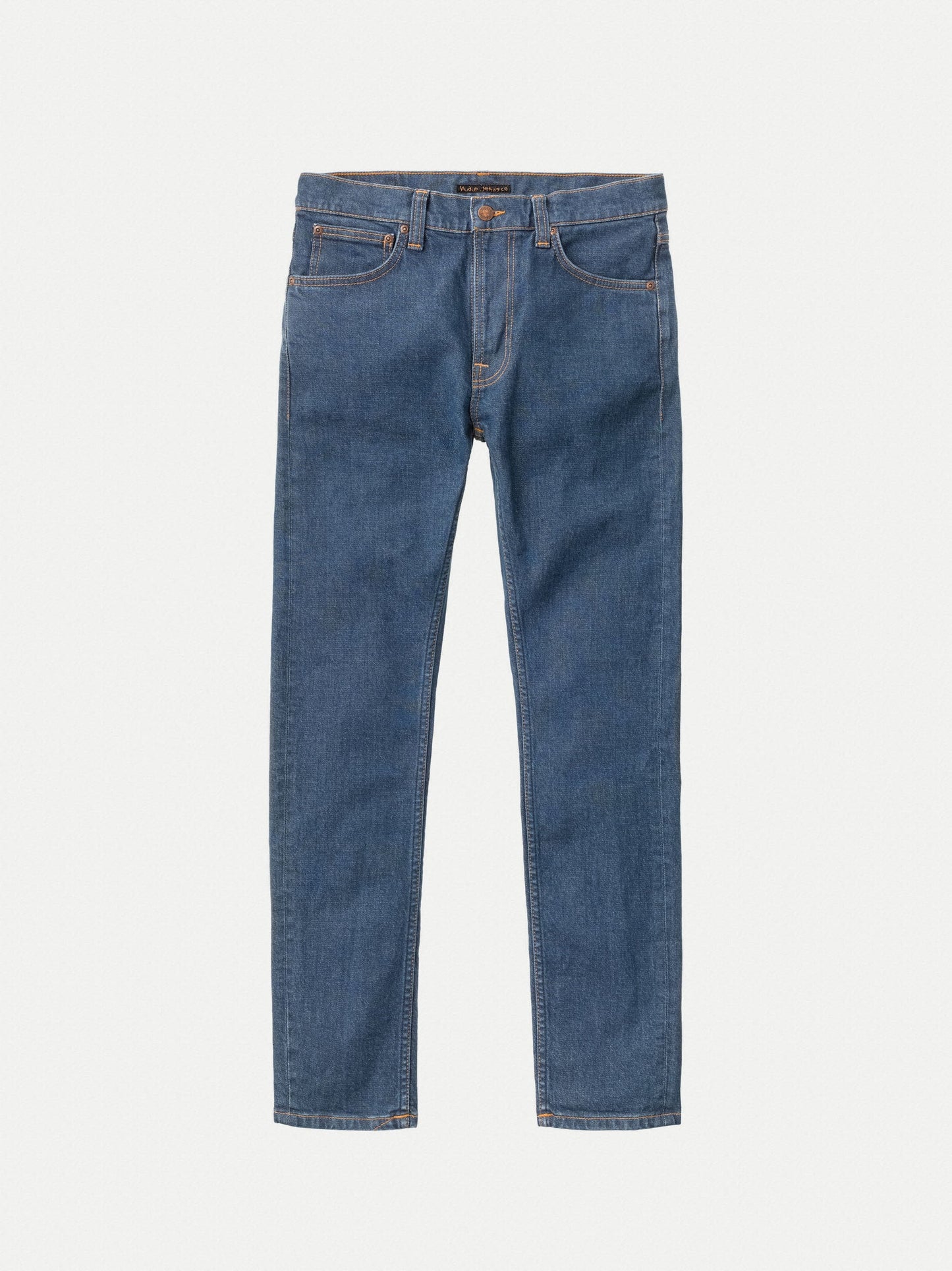 Jean slim bleu en coton bio - lean dean broken twill