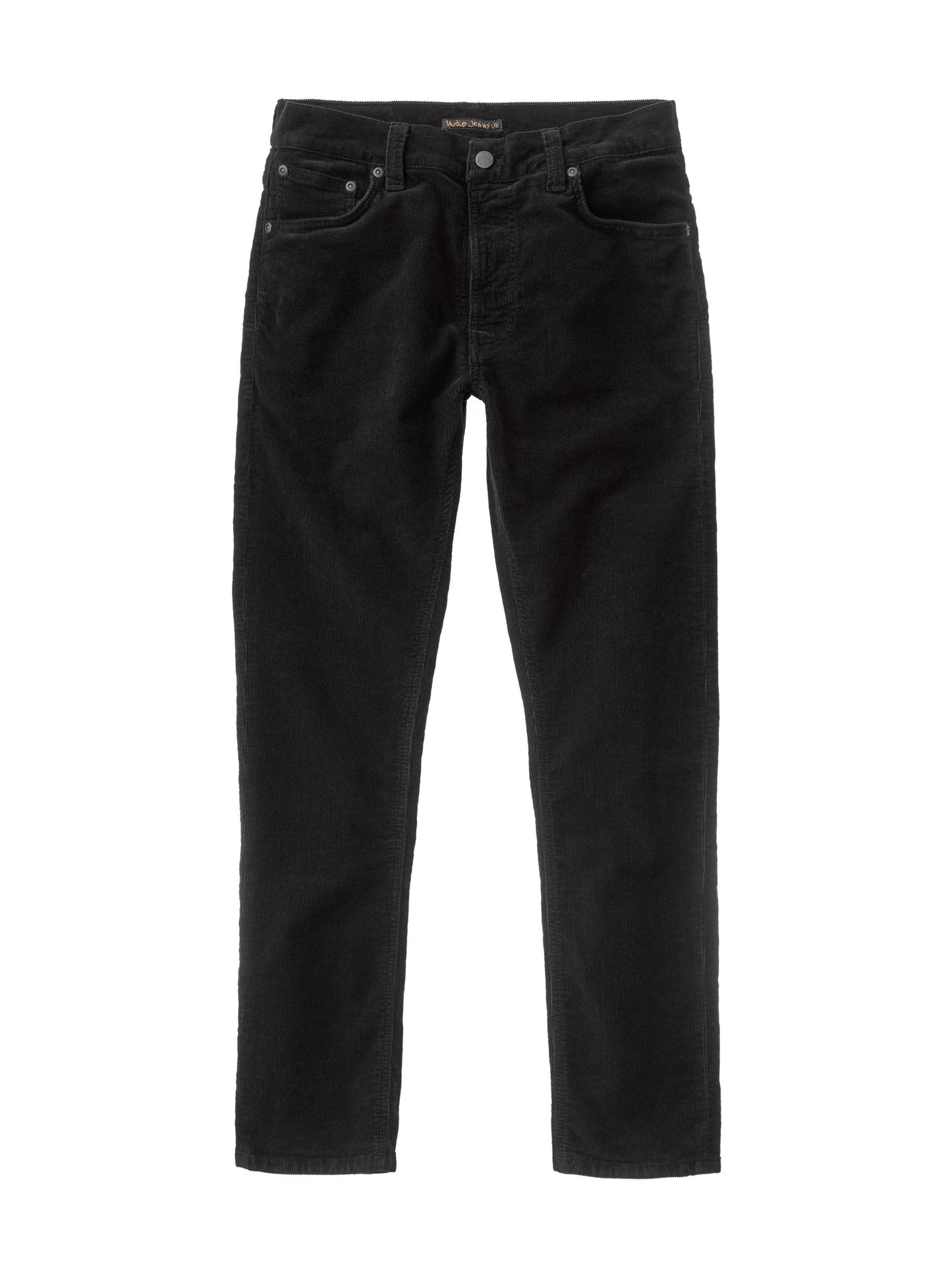 Jean slim noir en coton bio - lean dean black cord