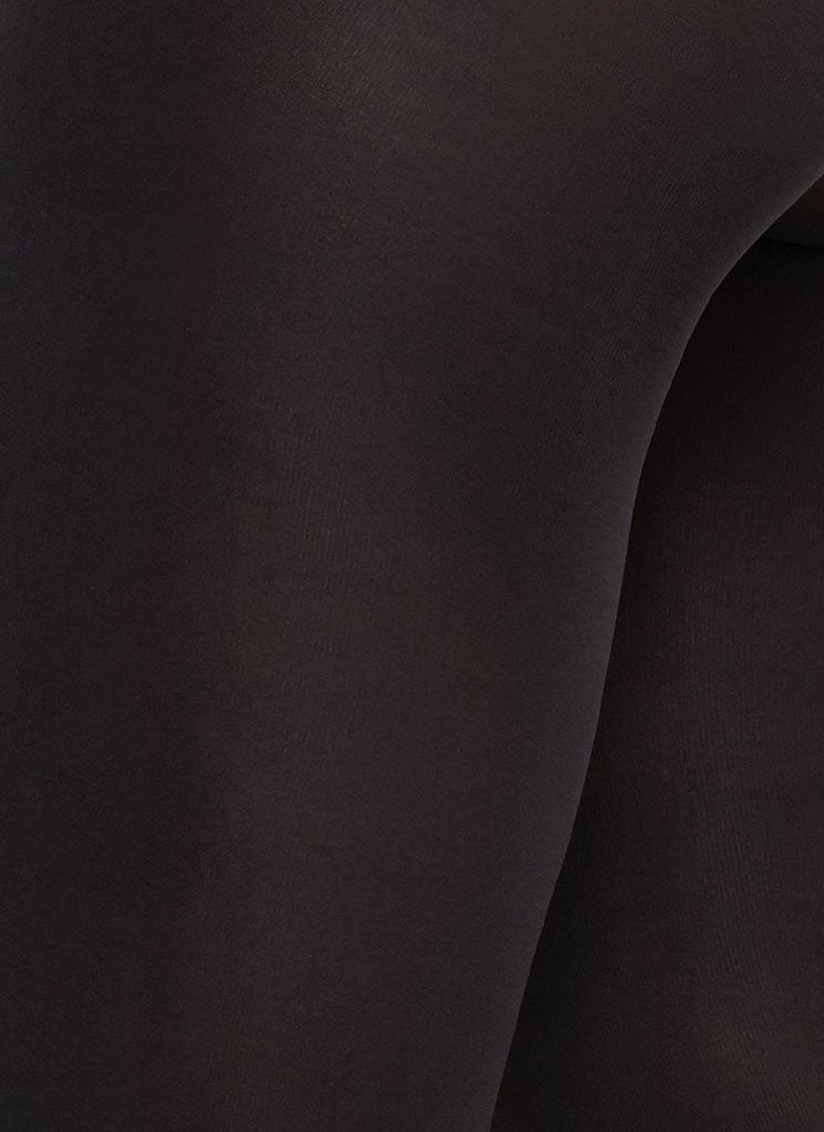 Collants 100 deniers noirs léger recyclés - Lia
