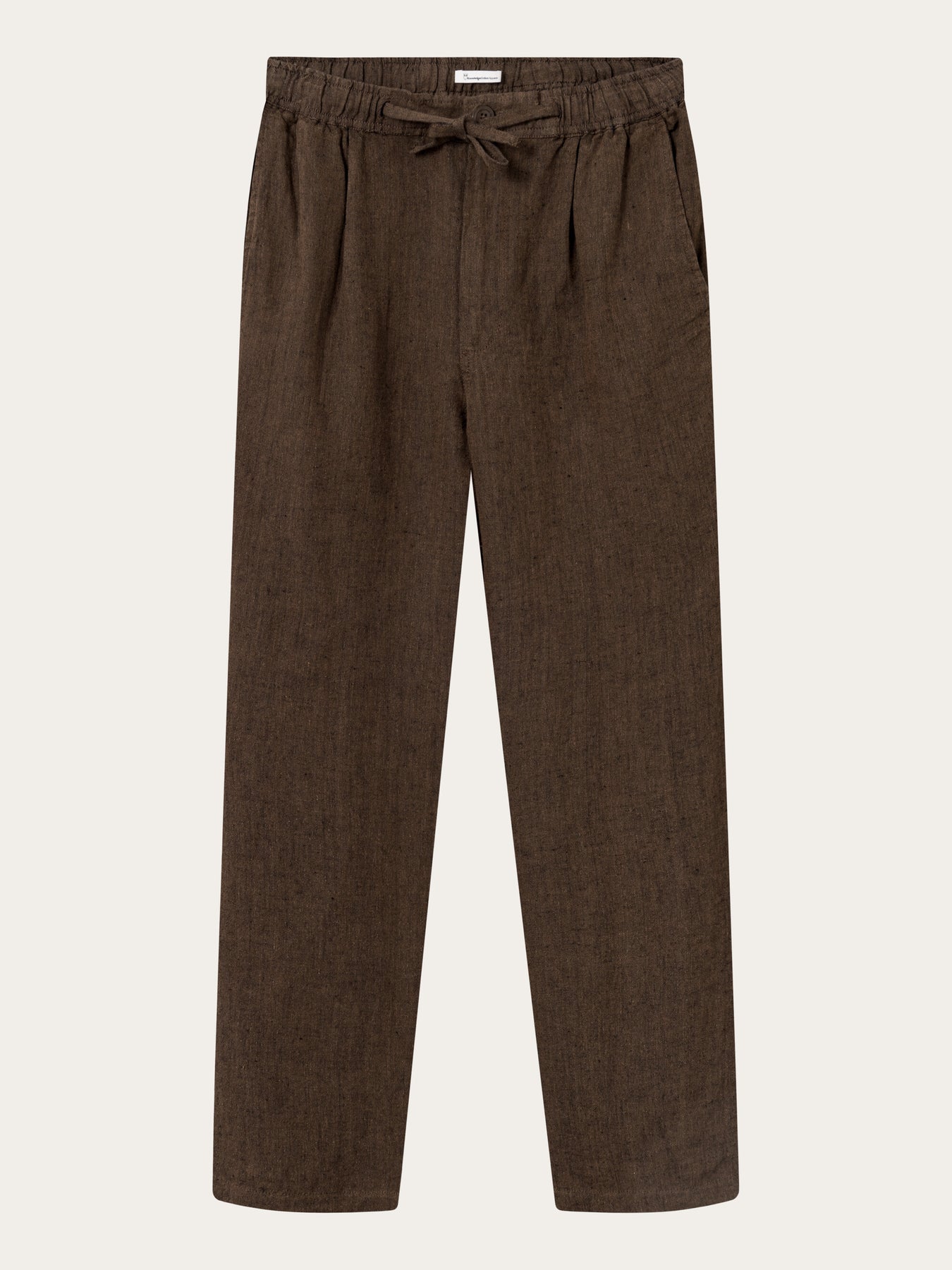 Pantalon en lin bio | Marron "loose linen pant cub"