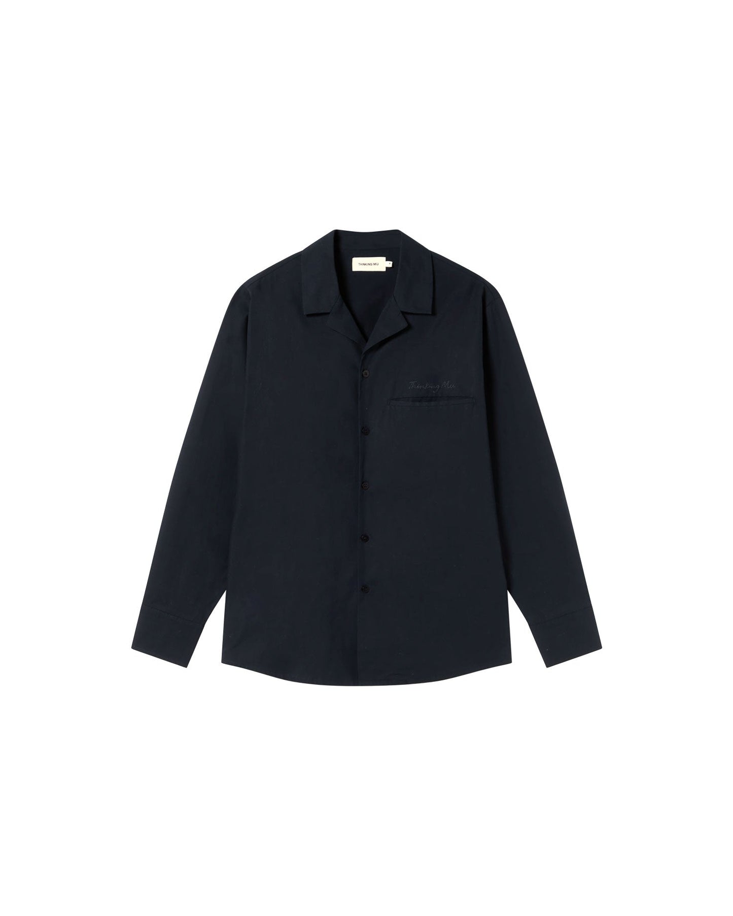 Chemise en coton bio | marine "navy nascar shirt - blue"